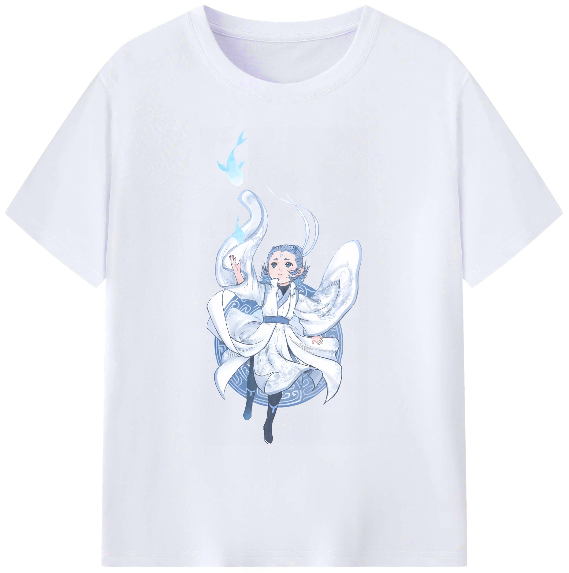 （画像用） Ne Zha 2 ナタ 魔童の大暴れ 綿100％ メンズ半袖Tシャツ｜肌触りやわらか＆通気性