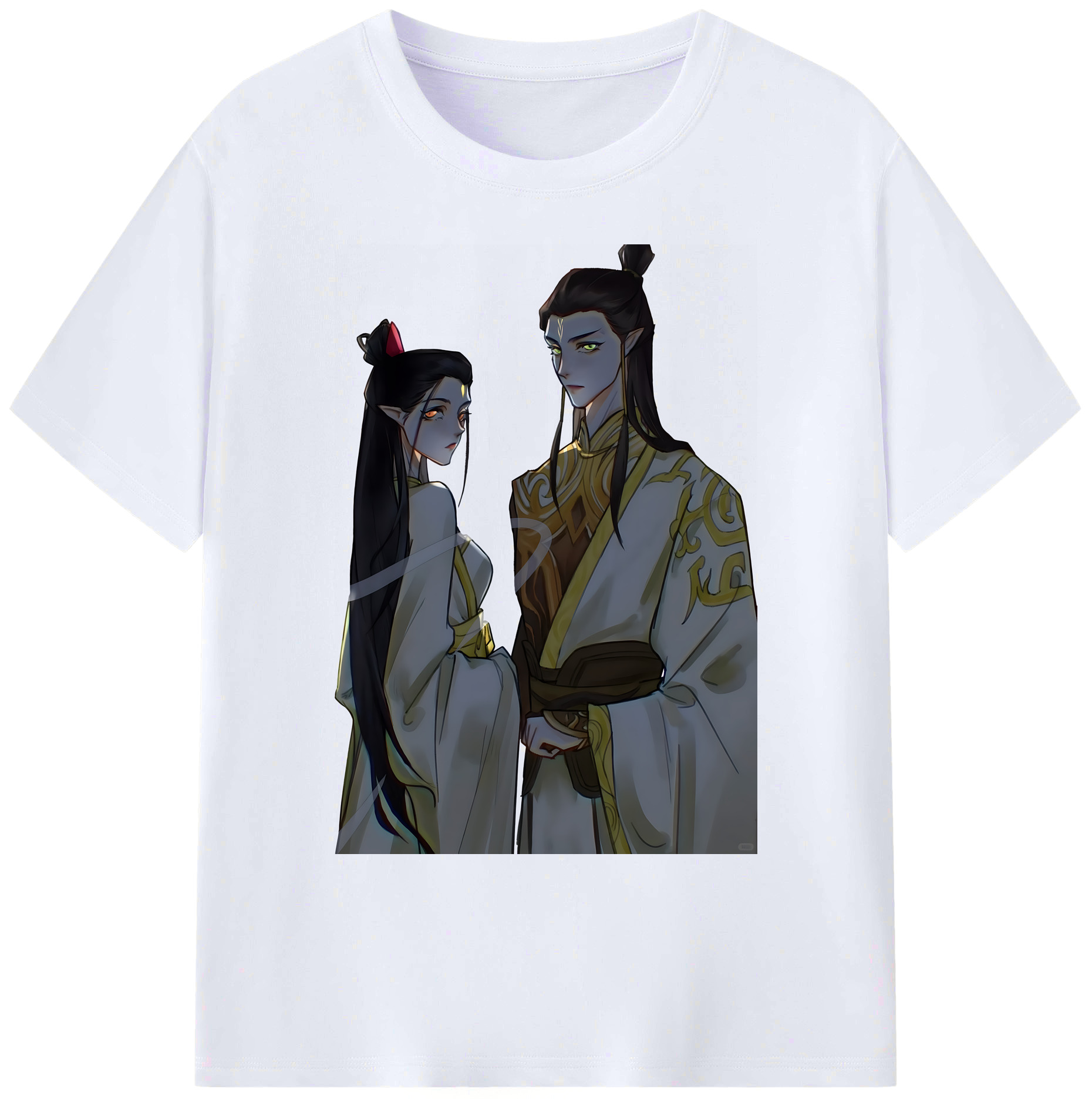 （画像用） Ne Zha 2 ナタ 魔童の大暴れ 綿100％ メンズ半袖Tシャツ｜肌触りやわらか＆通気性