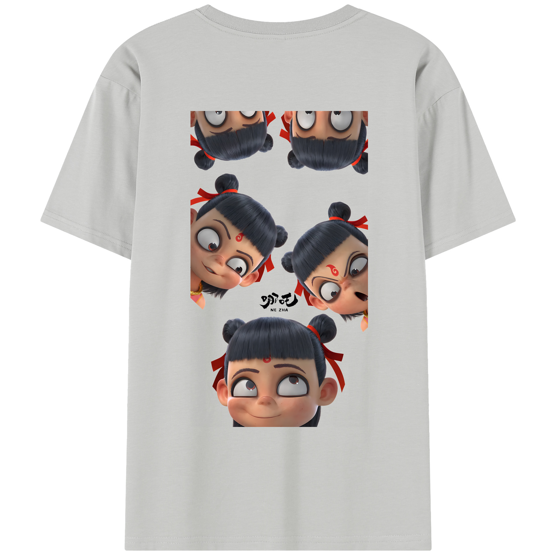 （画像用） Ne Zha 2 ナタ 魔童の大暴れ レディース半袖Tシャツ(バックプリント)
