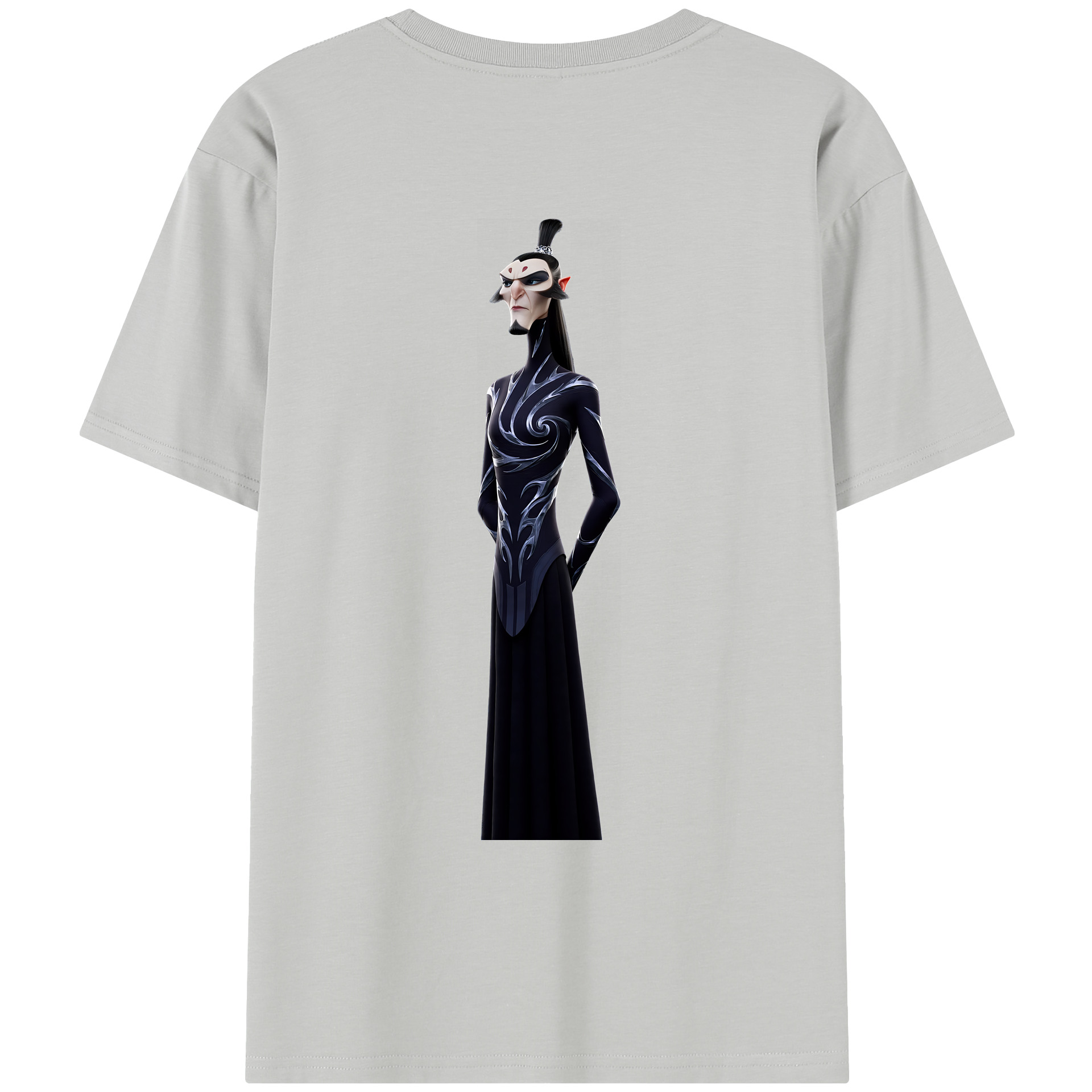（画像用） Ne Zha 2 ナタ 魔童の大暴れ レディース半袖Tシャツ(バックプリント)