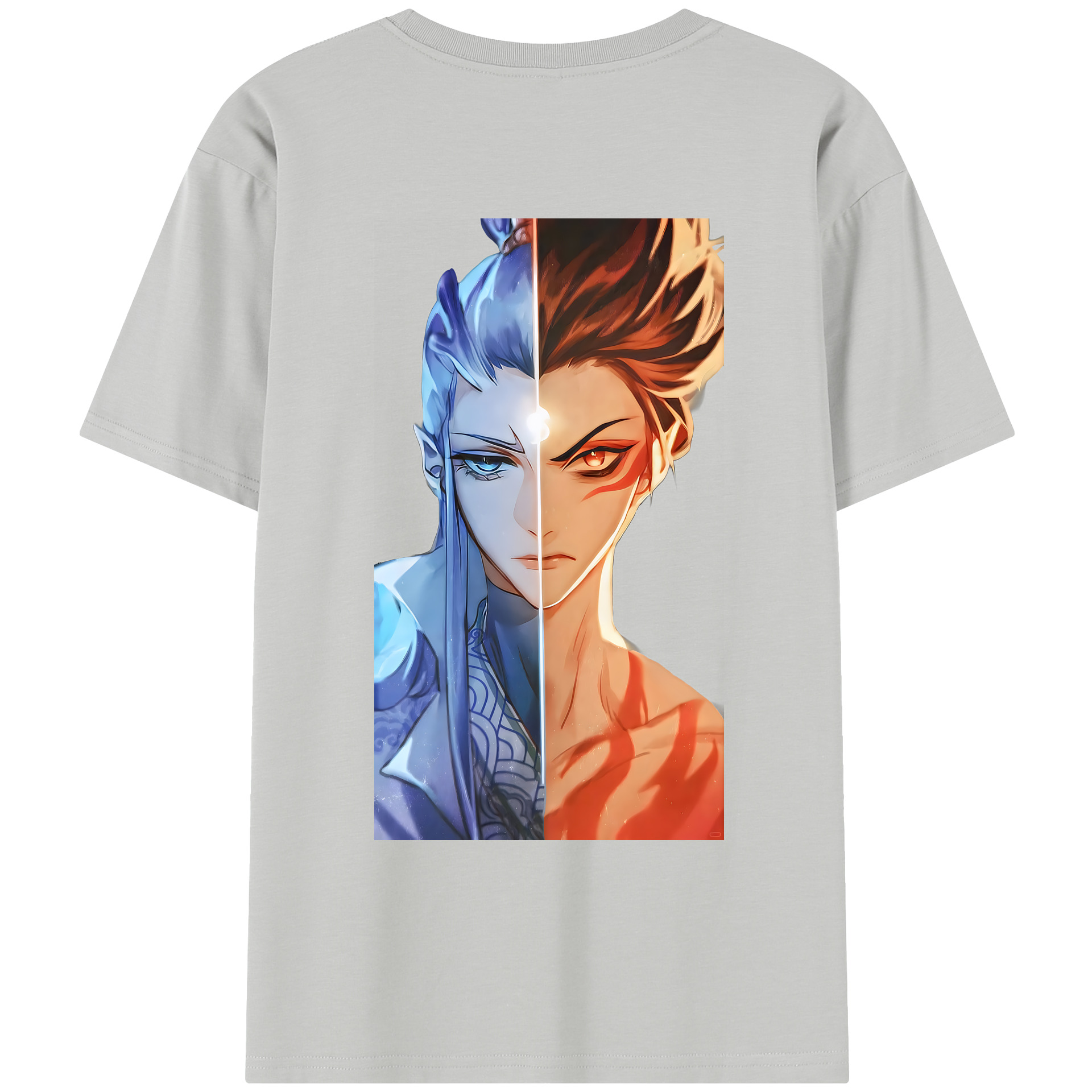（画像用） Ne Zha 2 ナタ 魔童の大暴れ レディース半袖Tシャツ(バックプリント)