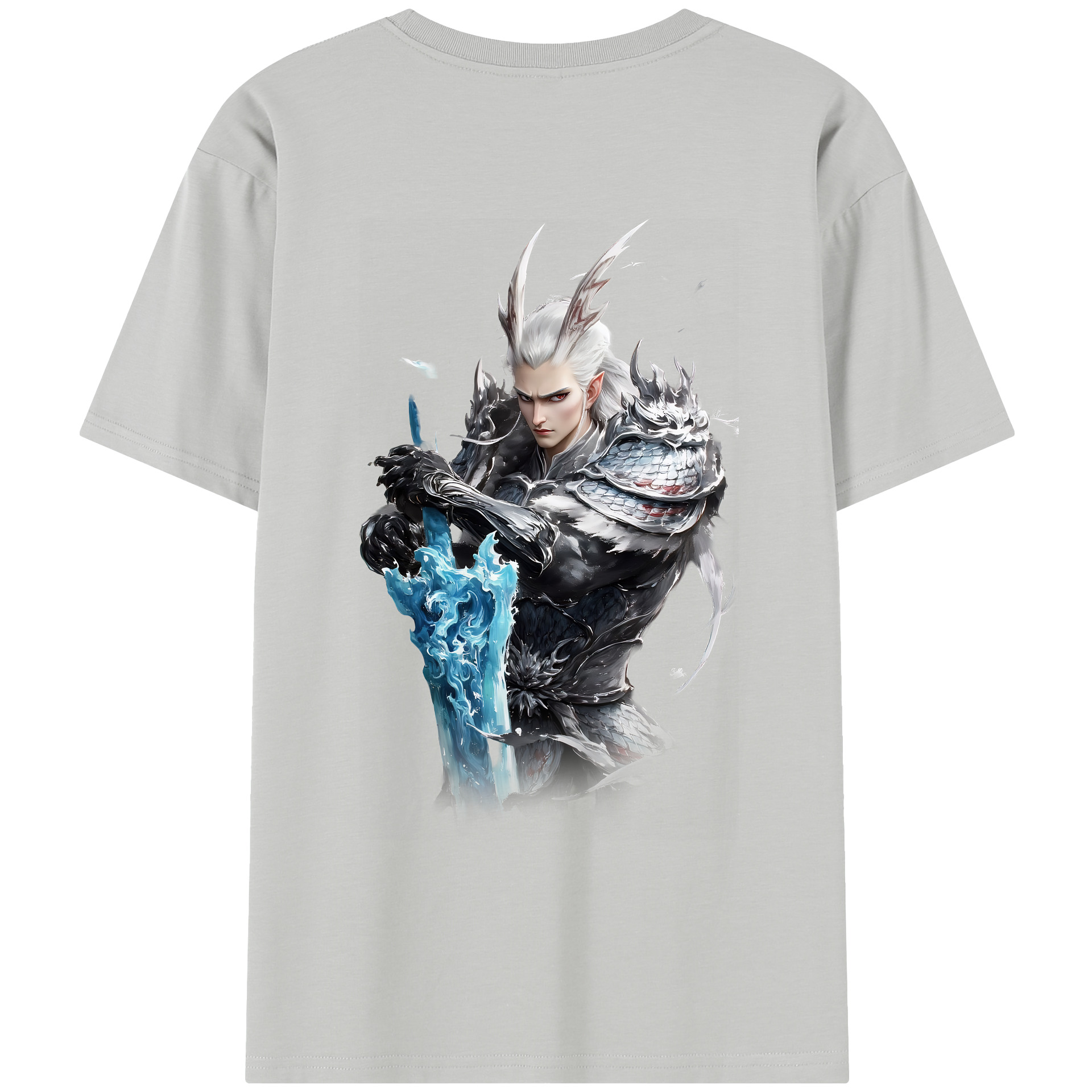 （画像用） Ne Zha 2 ナタ 魔童の大暴れ レディース半袖Tシャツ(バックプリント)