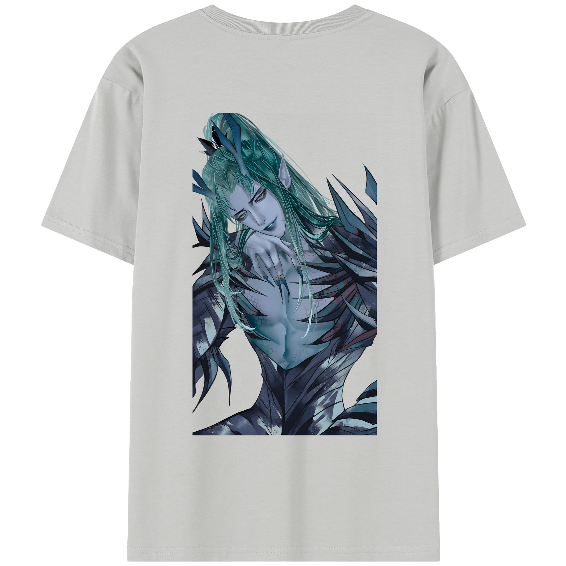 （画像用） Ne Zha 2 ナタ 魔童の大暴れ レディース半袖Tシャツ(バックプリント)