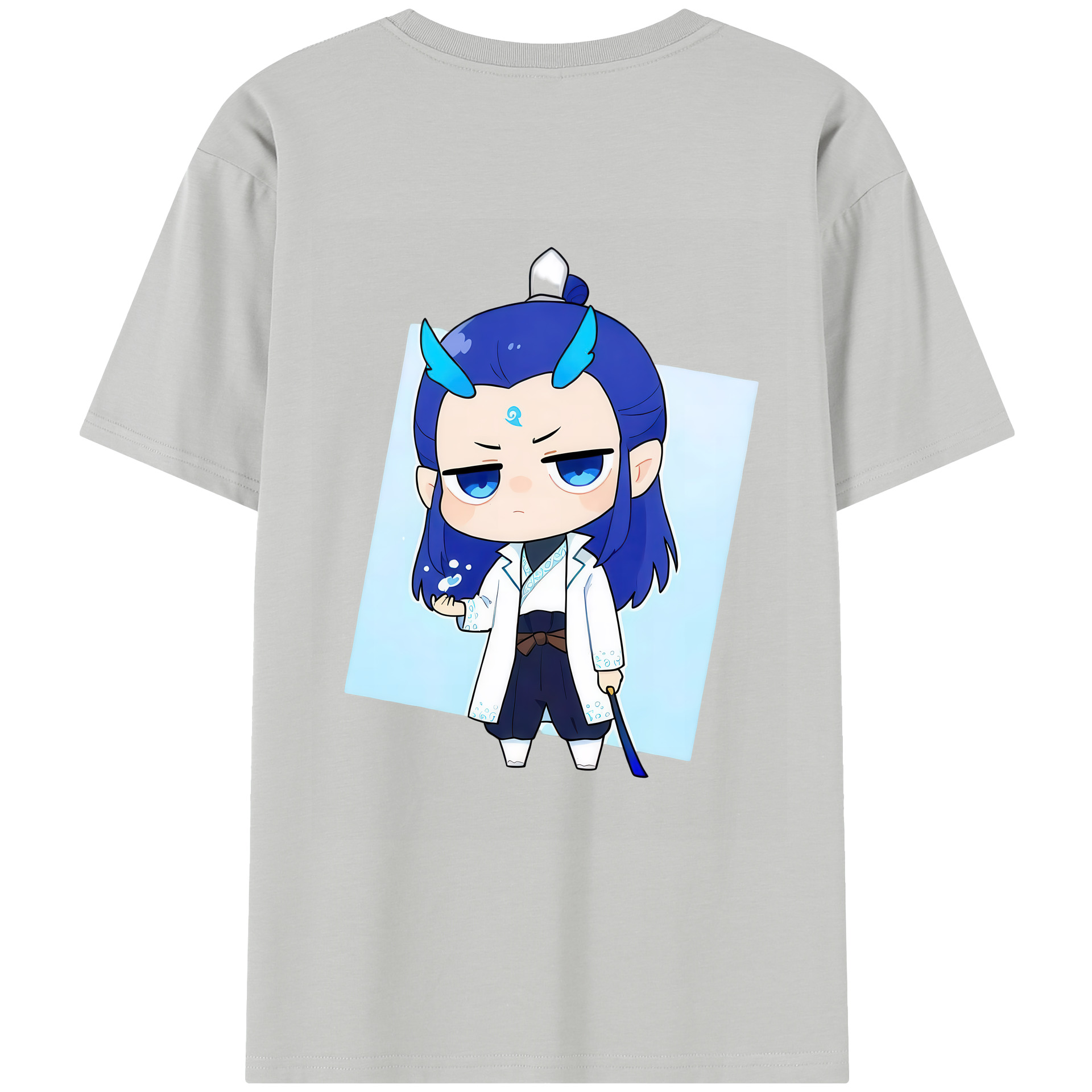 （画像用） Ne Zha 2 ナタ 魔童の大暴れ レディース半袖Tシャツ(バックプリント)