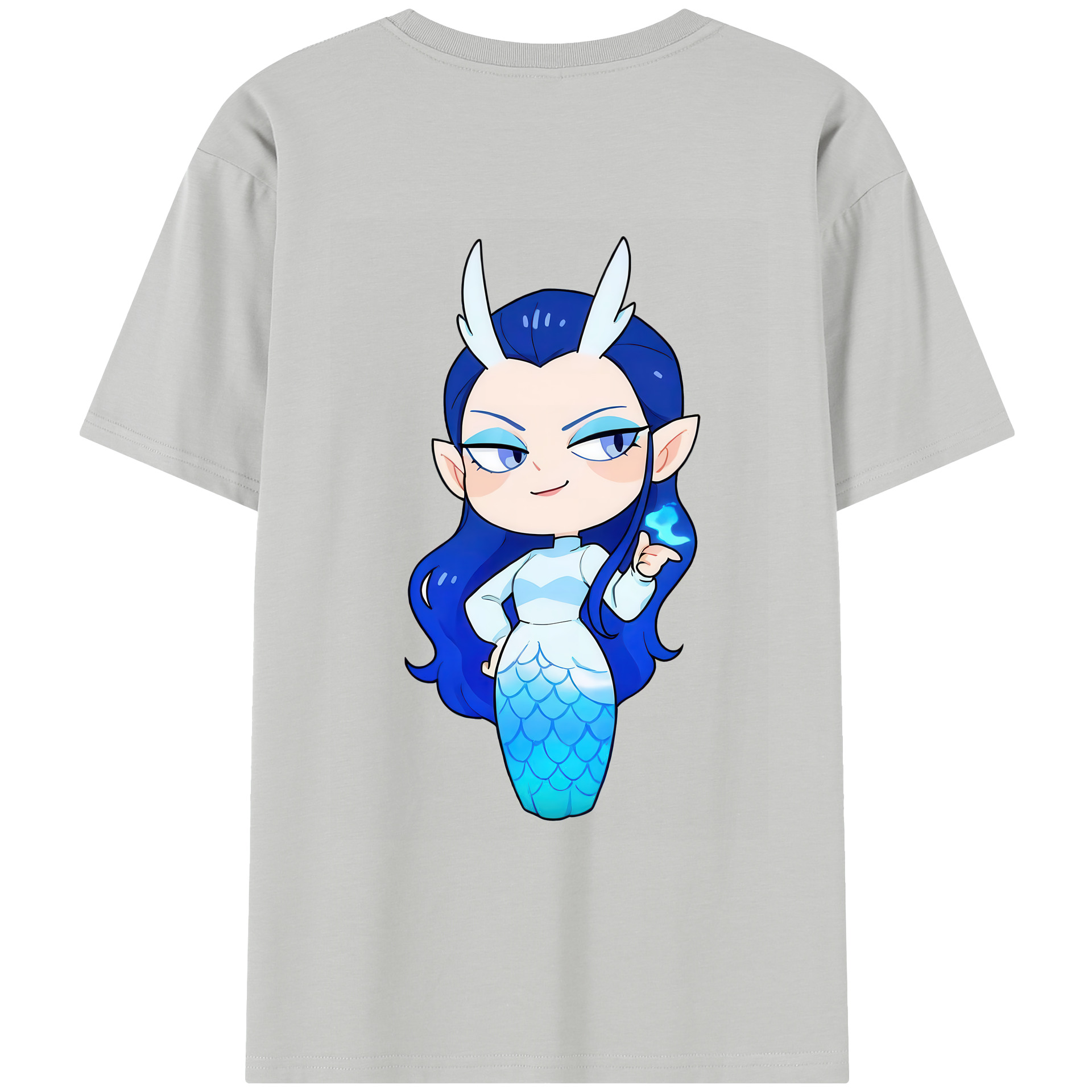 （画像用） Ne Zha 2 ナタ 魔童の大暴れ レディース半袖Tシャツ(バックプリント)