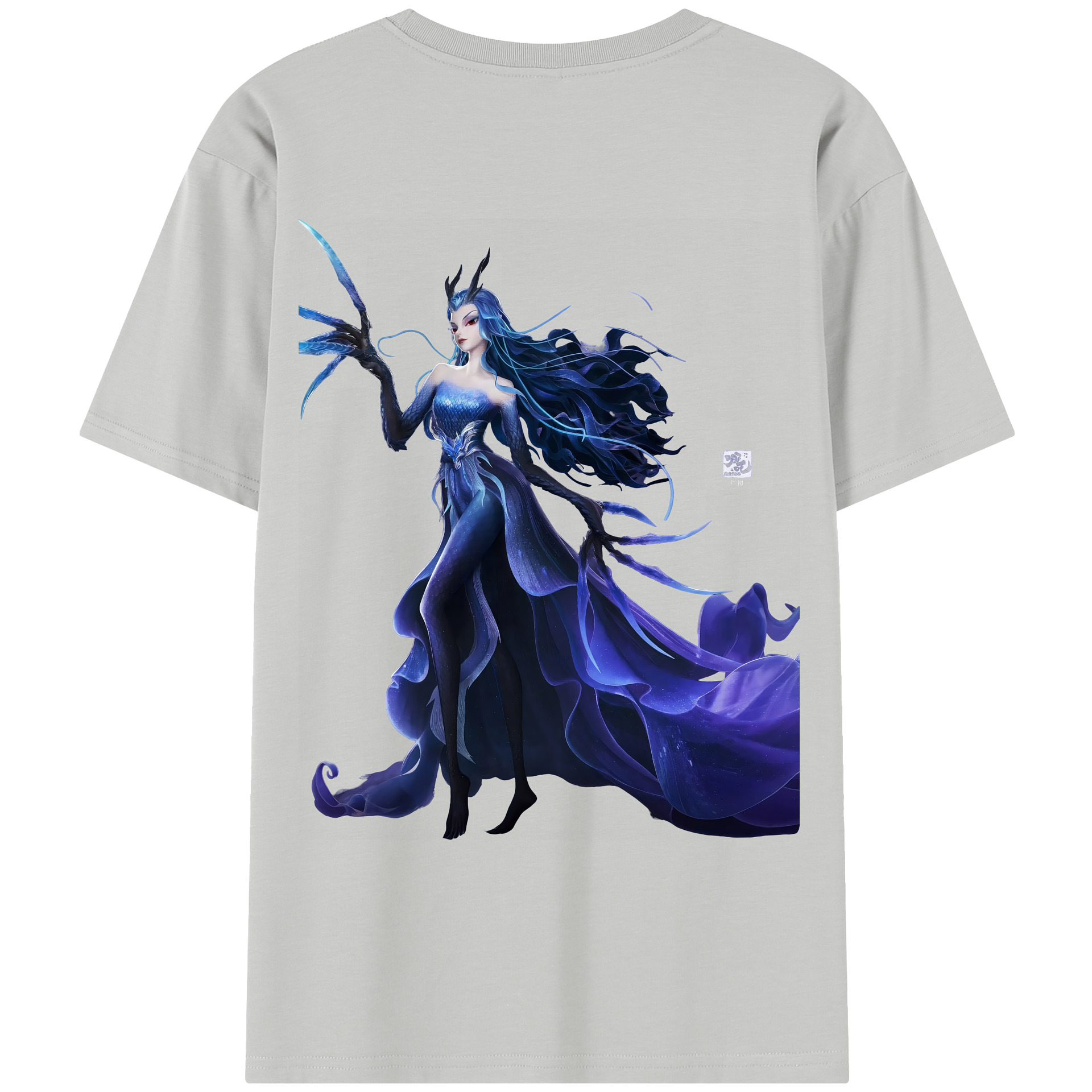 （画像用） Ne Zha 2 ナタ 魔童の大暴れ レディース半袖Tシャツ(バックプリント)