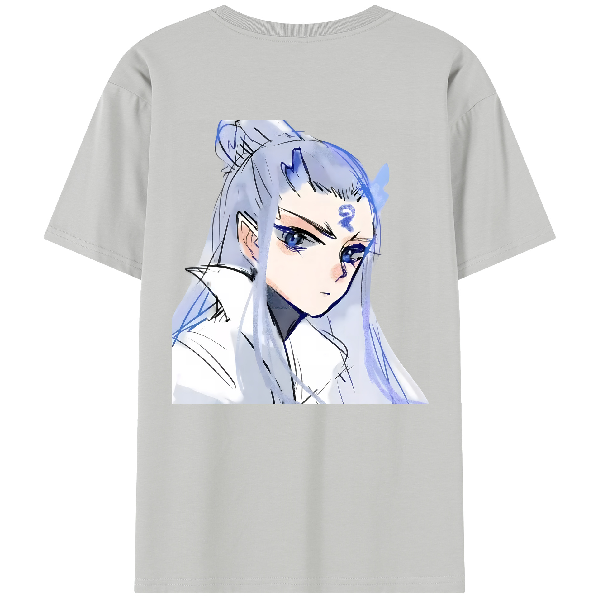 （画像用） Ne Zha 2 ナタ 魔童の大暴れ レディース半袖Tシャツ(バックプリント)