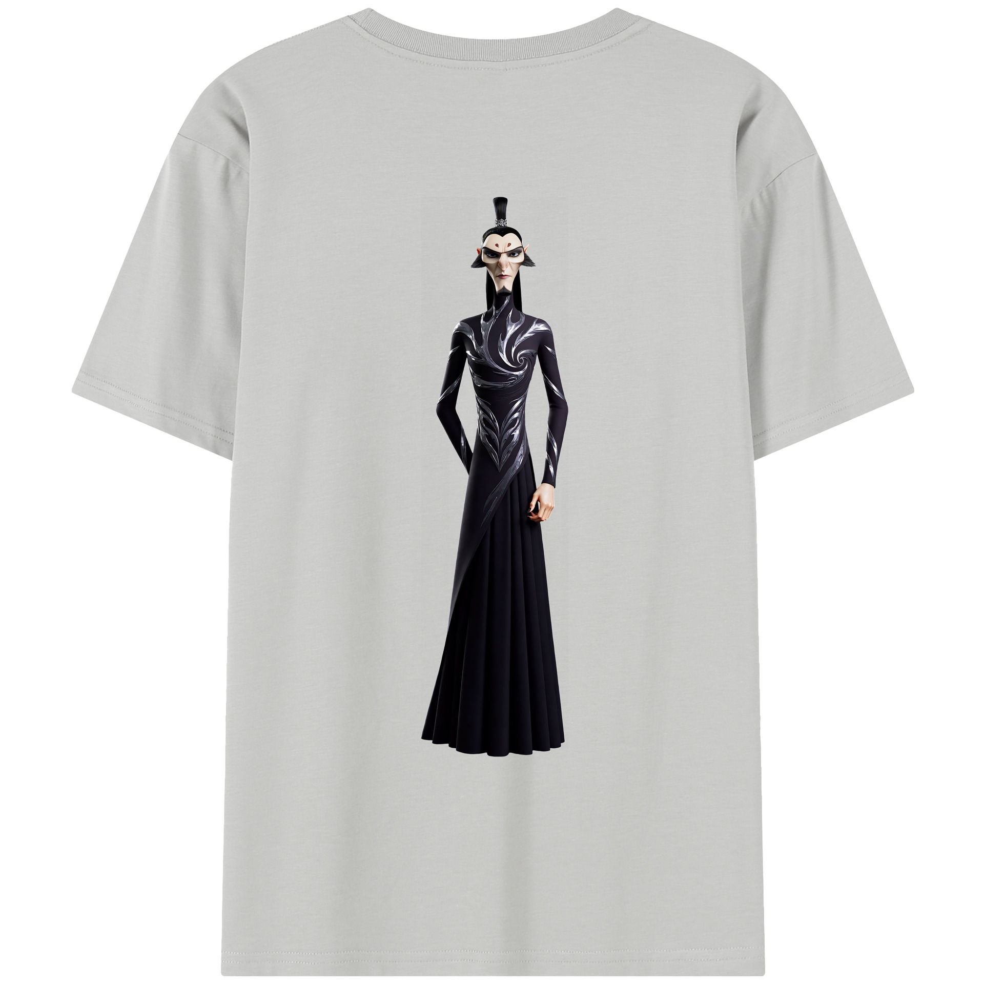 （画像用） Ne Zha 2 ナタ 魔童の大暴れ レディース半袖Tシャツ(バックプリント)