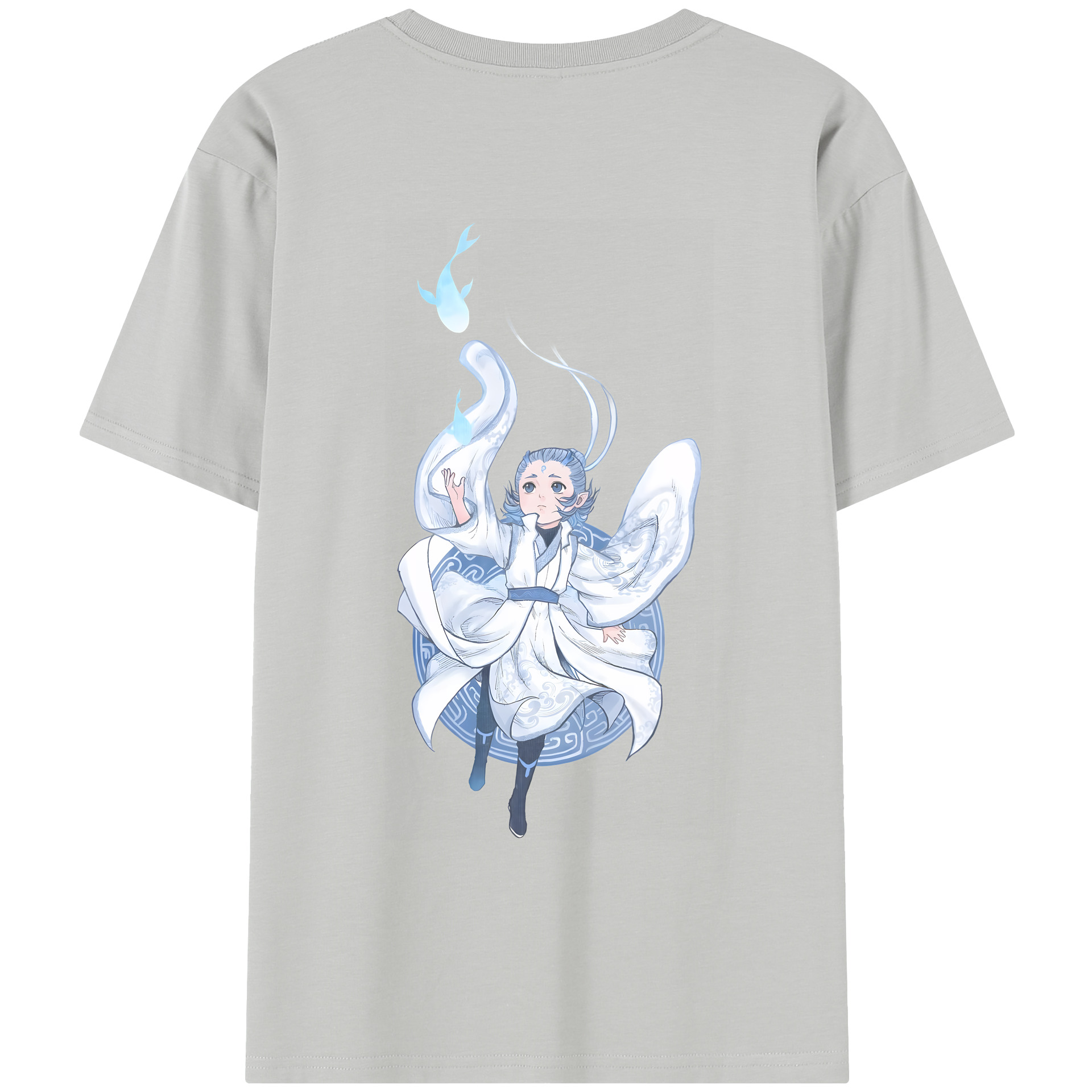 （画像用） Ne Zha 2 ナタ 魔童の大暴れ レディース半袖Tシャツ(バックプリント)