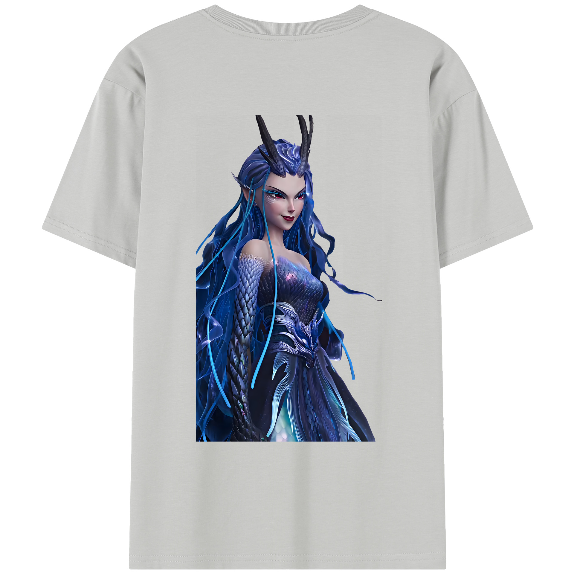 （画像用） Ne Zha 2 ナタ 魔童の大暴れ レディース半袖Tシャツ(バックプリント)