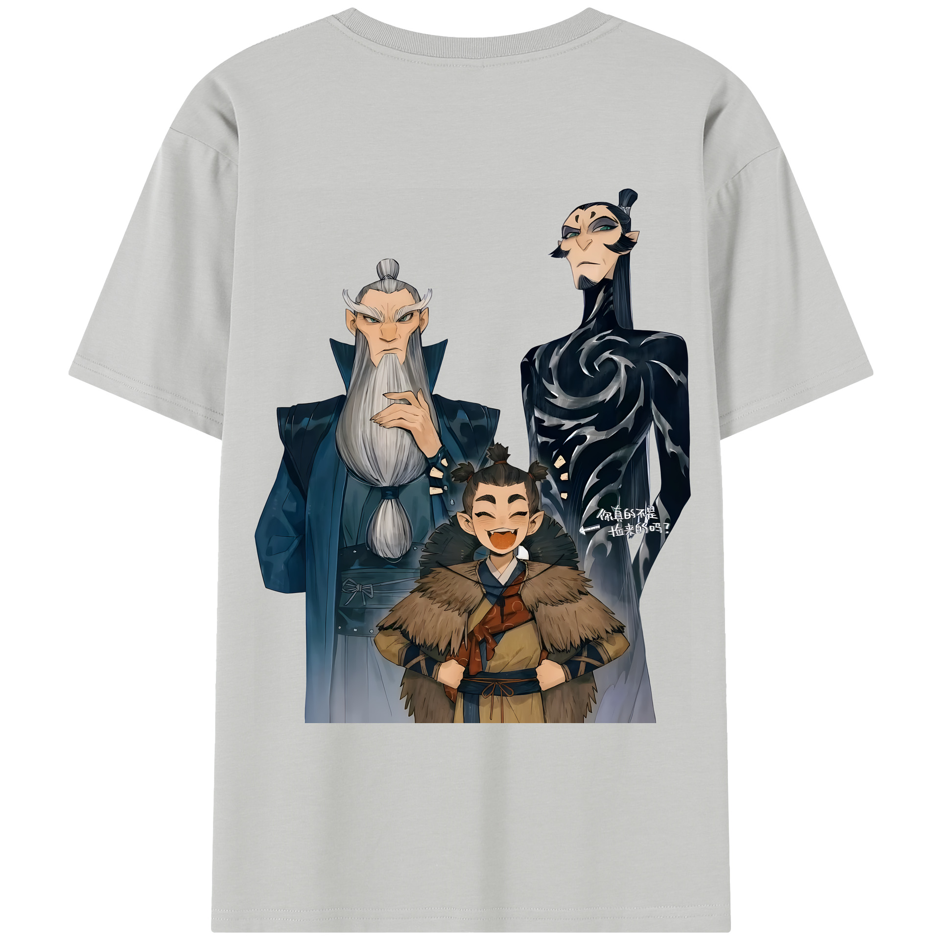 （画像用） Ne Zha 2 ナタ 魔童の大暴れ レディース半袖Tシャツ(バックプリント)