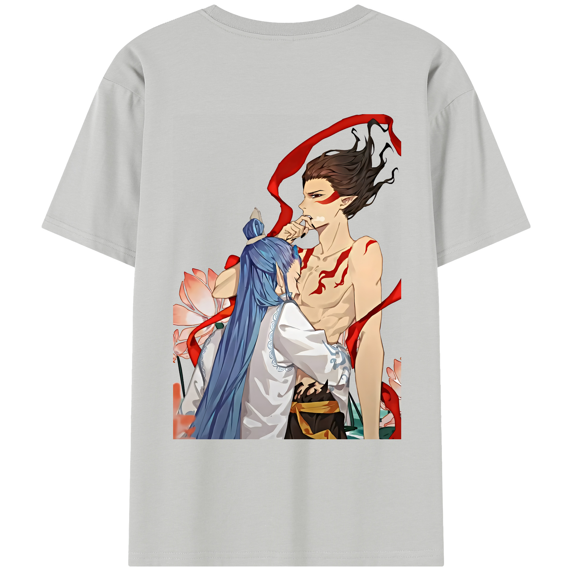 （画像用） Ne Zha 2 ナタ 魔童の大暴れ レディース半袖Tシャツ(バックプリント)