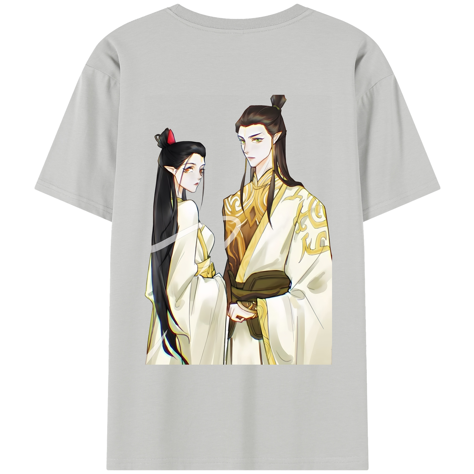 （画像用） Ne Zha 2 ナタ 魔童の大暴れ レディース半袖Tシャツ(バックプリント)