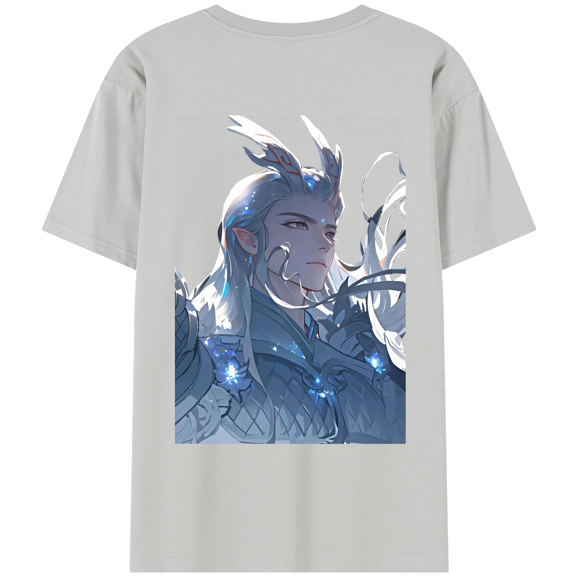 （画像用） Ne Zha 2 ナタ 魔童の大暴れ レディース半袖Tシャツ(バックプリント)