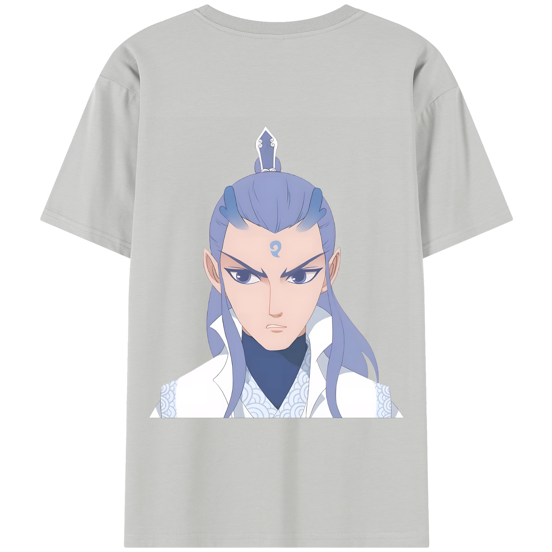 （画像用） Ne Zha 2 ナタ 魔童の大暴れ レディース半袖Tシャツ(バックプリント)