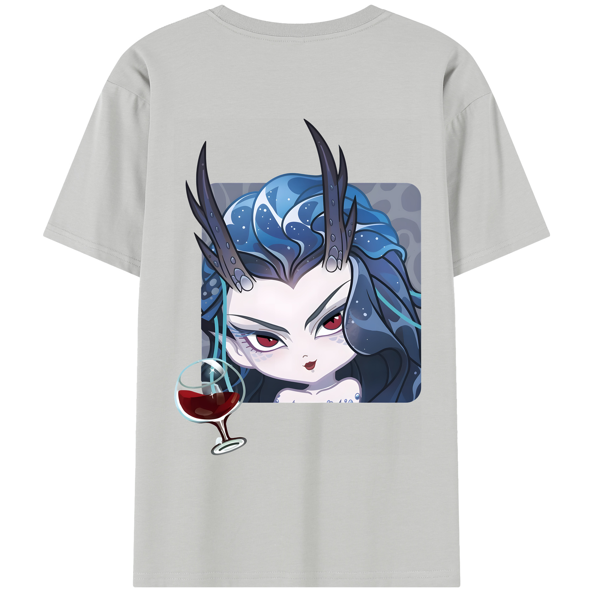 （画像用） Ne Zha 2 ナタ 魔童の大暴れ レディース半袖Tシャツ(バックプリント)