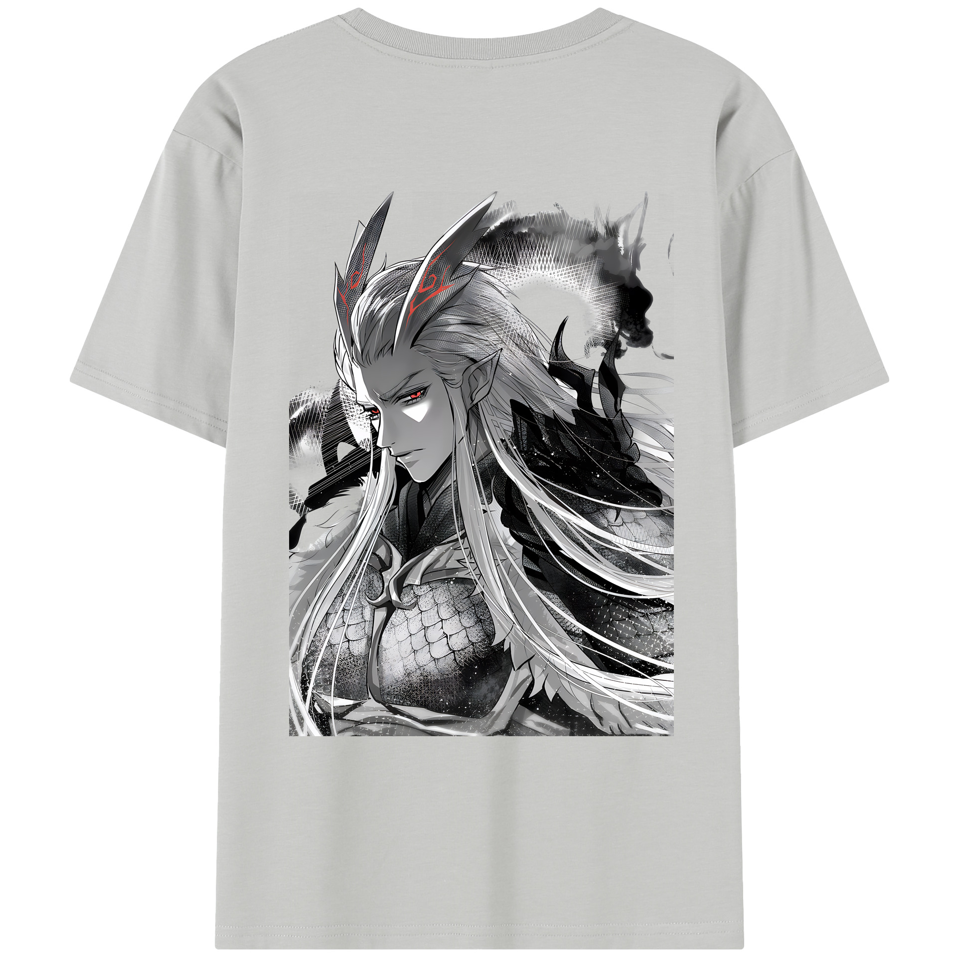 （画像用） Ne Zha 2 ナタ 魔童の大暴れ レディース半袖Tシャツ(バックプリント)