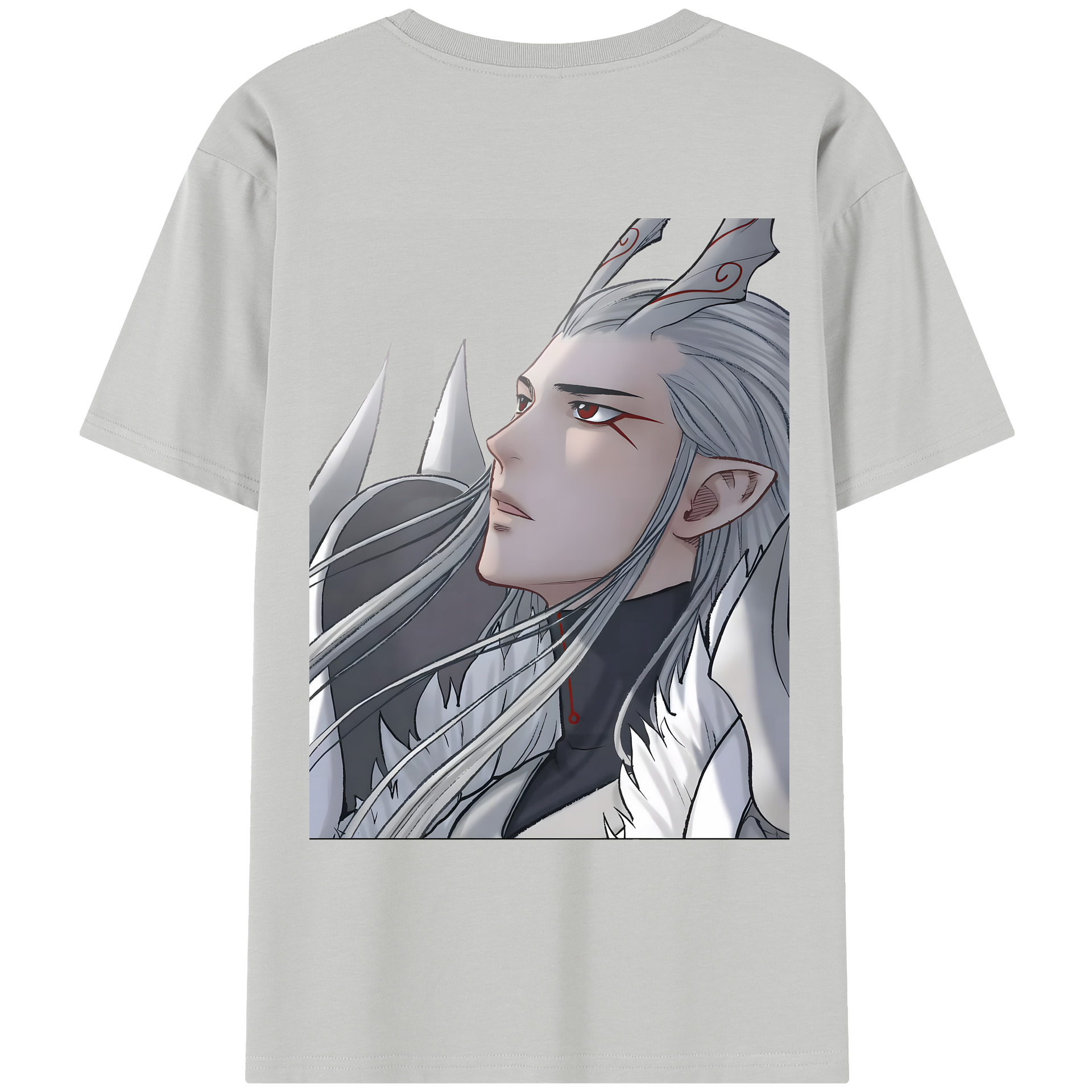 （画像用） Ne Zha 2 ナタ 魔童の大暴れ レディース半袖Tシャツ(バックプリント)