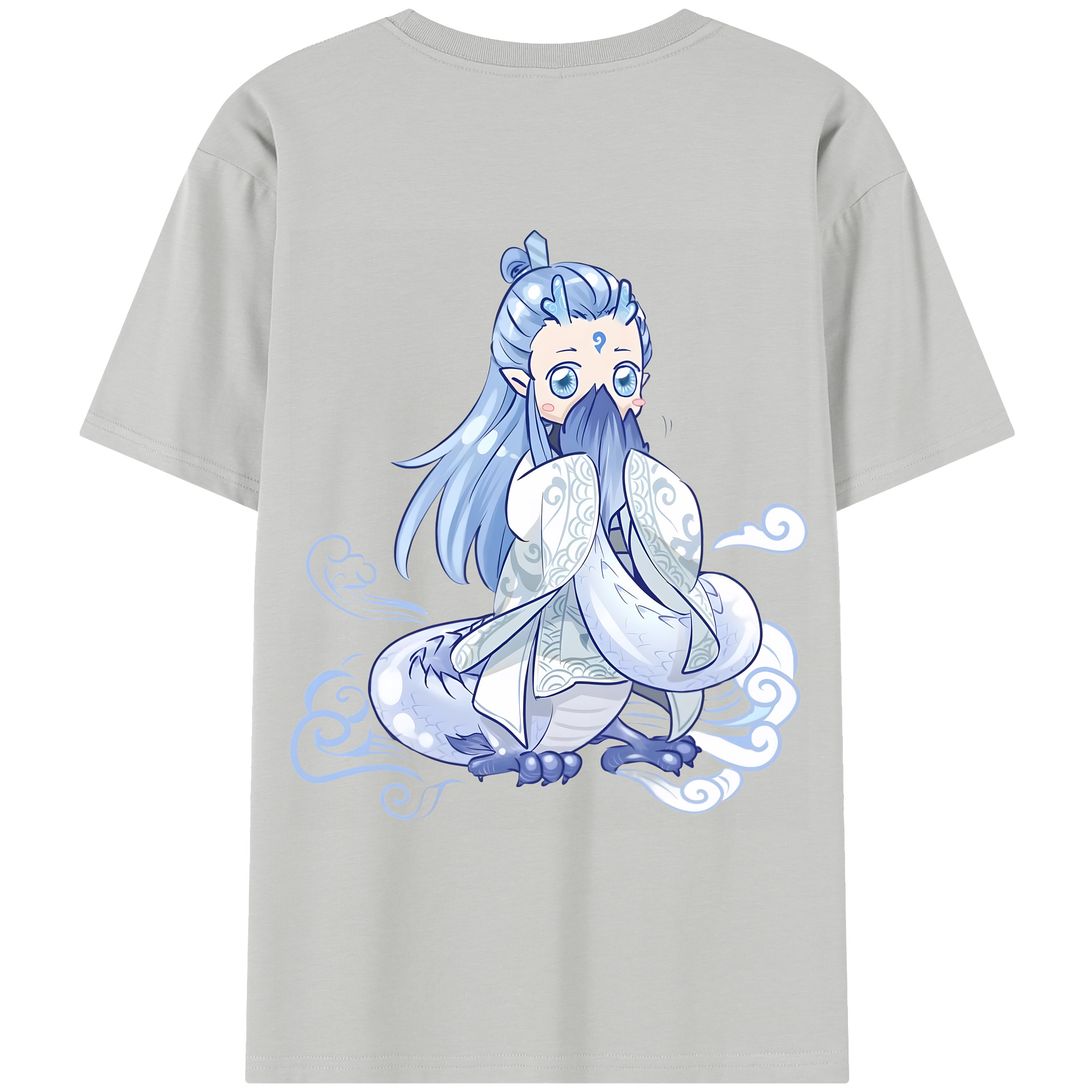 （画像用） Ne Zha 2 ナタ 魔童の大暴れ レディース半袖Tシャツ(バックプリント)