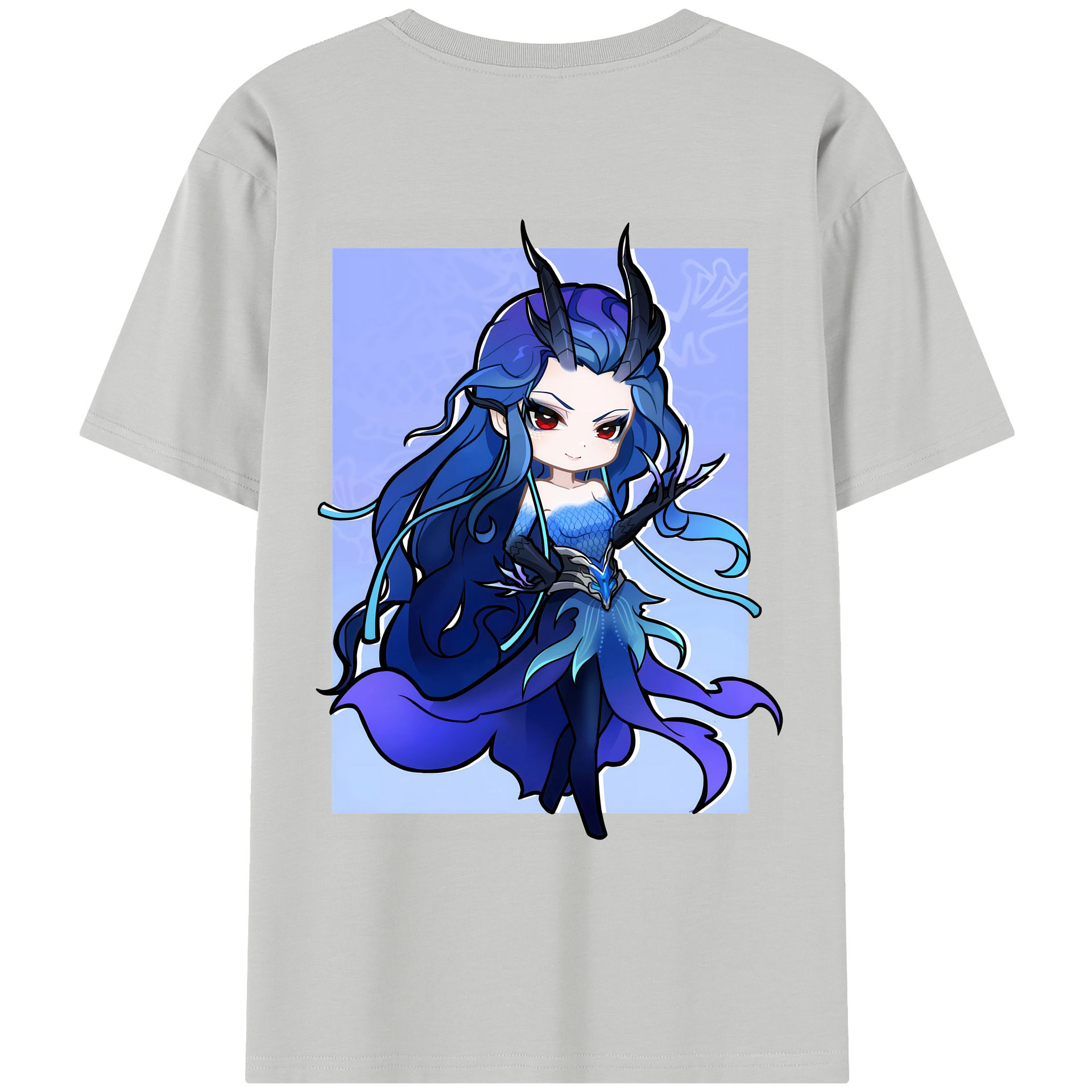 （画像用） Ne Zha 2 ナタ 魔童の大暴れ レディース半袖Tシャツ(バックプリント)