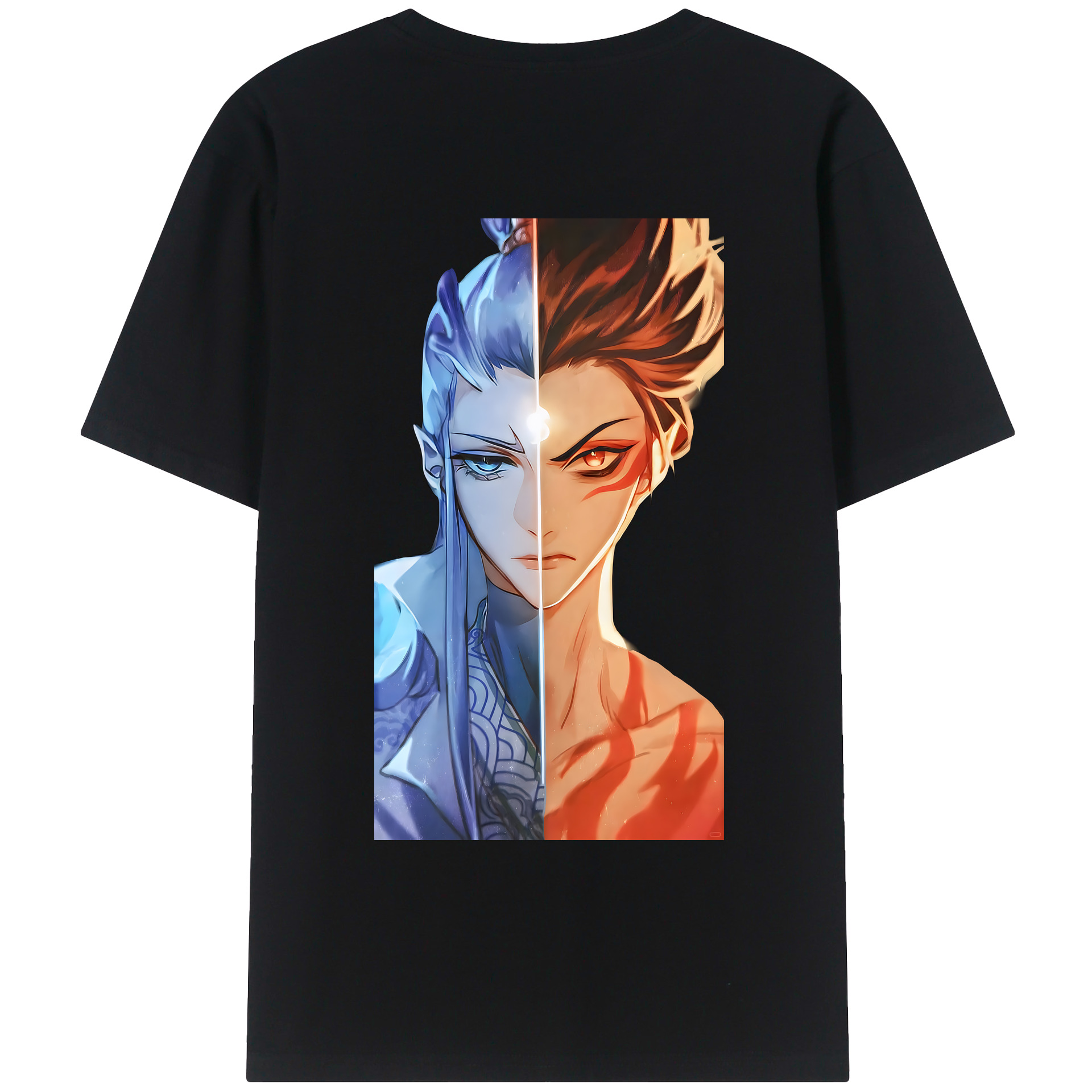 （画像用） Ne Zha 2 ナタ 魔童の大暴れ レディース半袖Tシャツ(バックプリント)