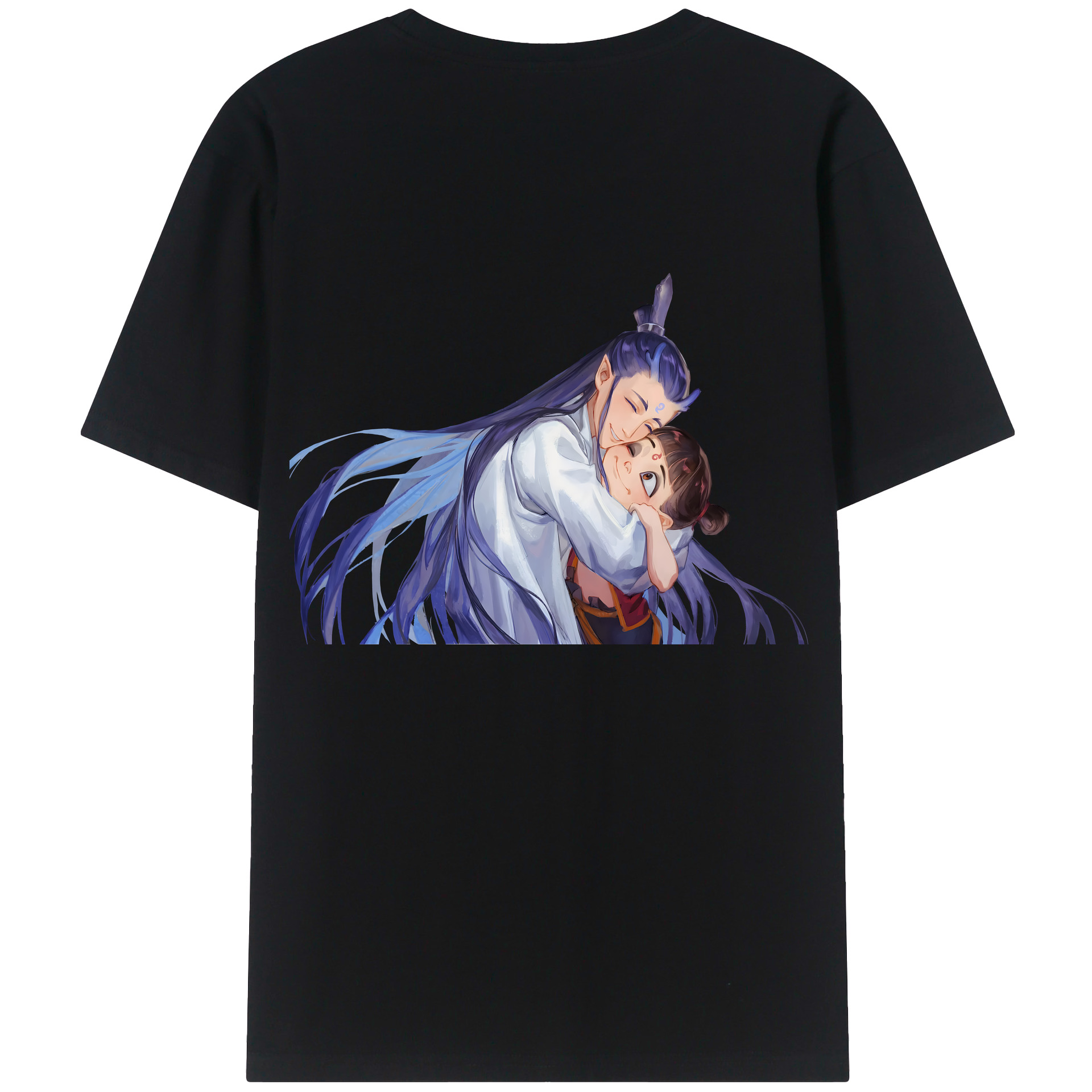 （画像用） Ne Zha 2 ナタ 魔童の大暴れ レディース半袖Tシャツ(バックプリント)