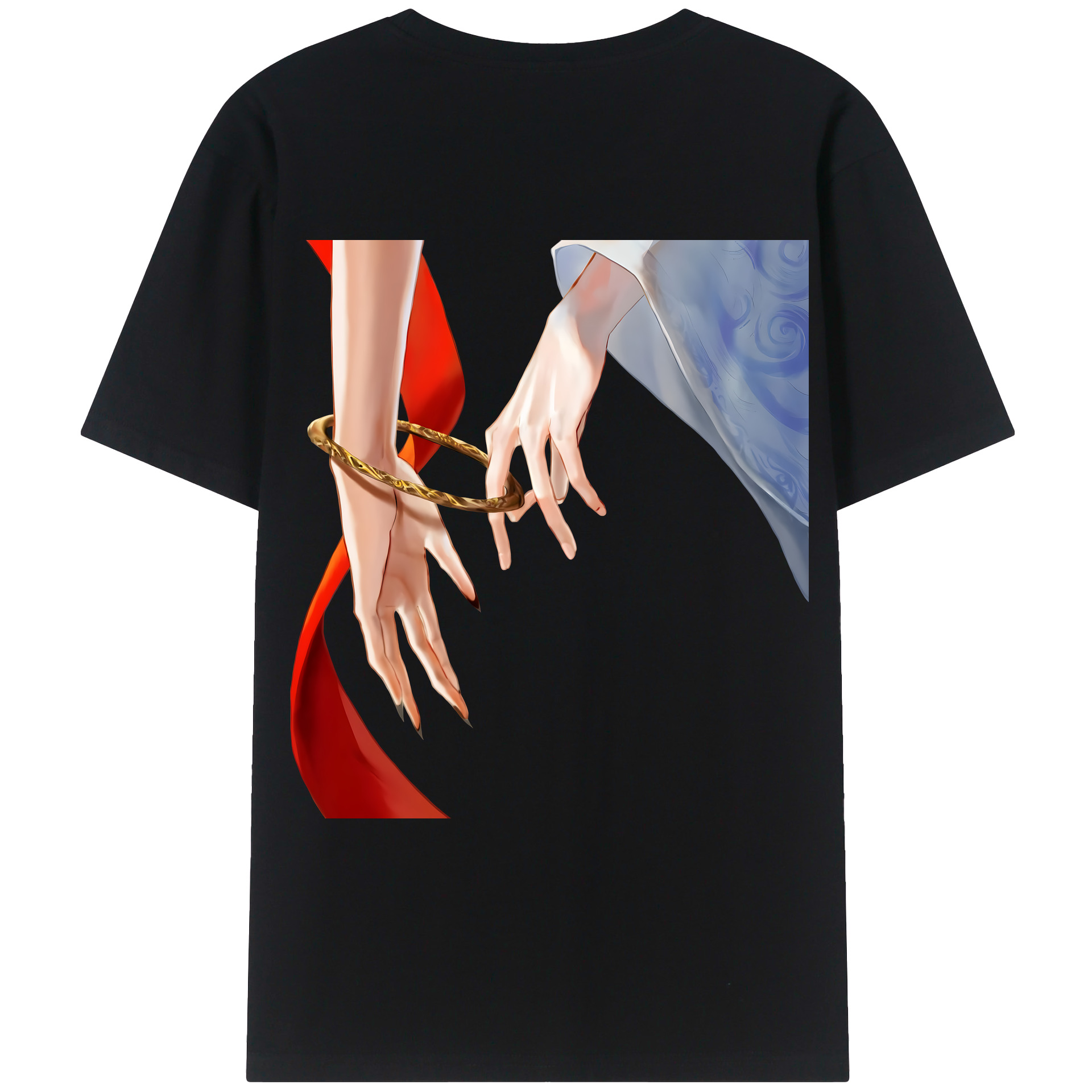 （画像用） Ne Zha 2 ナタ 魔童の大暴れ レディース半袖Tシャツ(バックプリント)