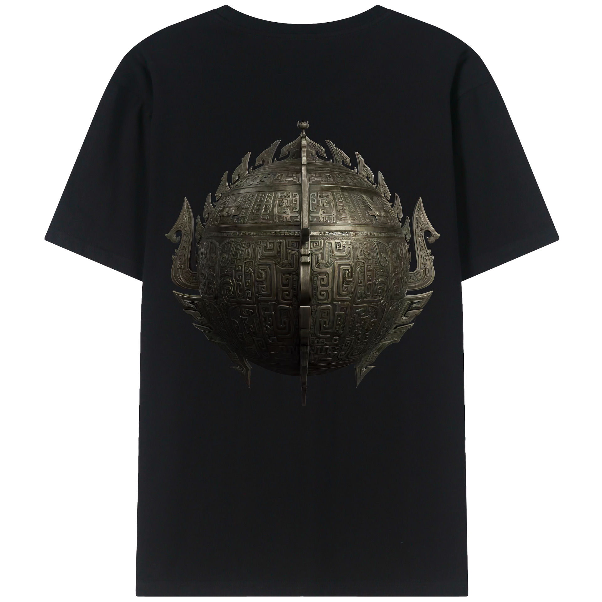 （画像用） Ne Zha 2 ナタ 魔童の大暴れ レディース半袖Tシャツ(バックプリント)