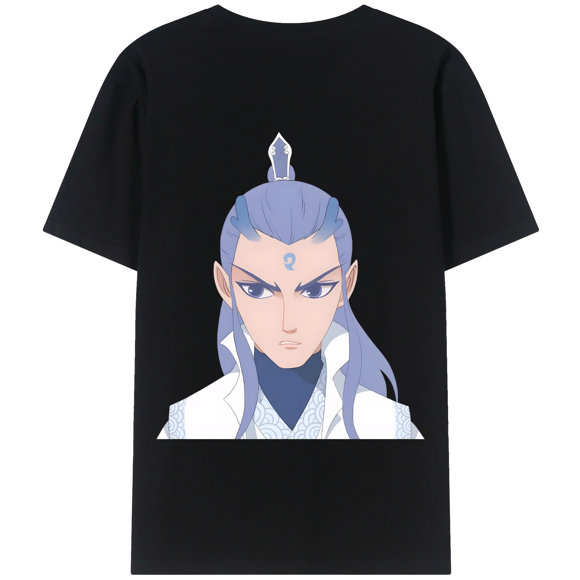 （画像用） Ne Zha 2 ナタ 魔童の大暴れ レディース半袖Tシャツ(バックプリント)