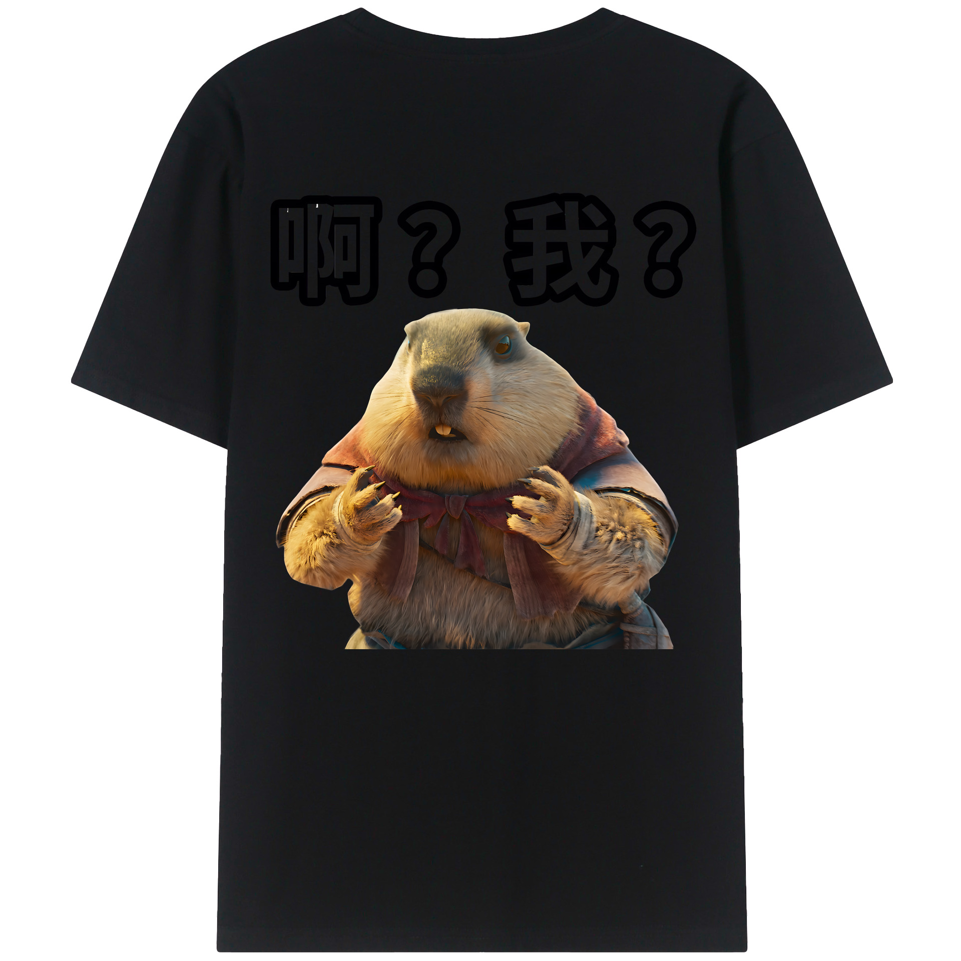 （画像用） Ne Zha 2 ナタ 魔童の大暴れ レディース半袖Tシャツ(バックプリント)