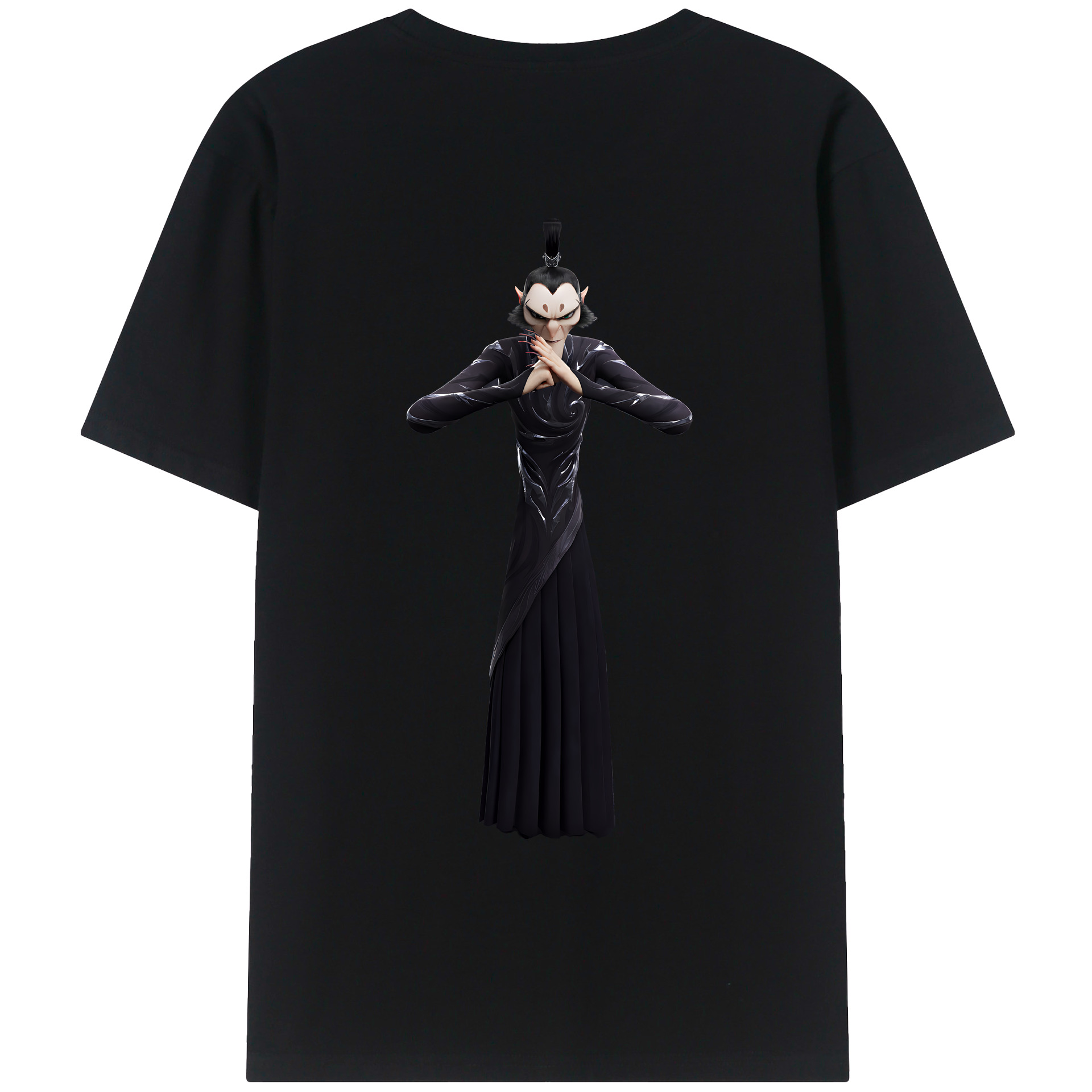 （画像用） Ne Zha 2 ナタ 魔童の大暴れ レディース半袖Tシャツ(バックプリント)