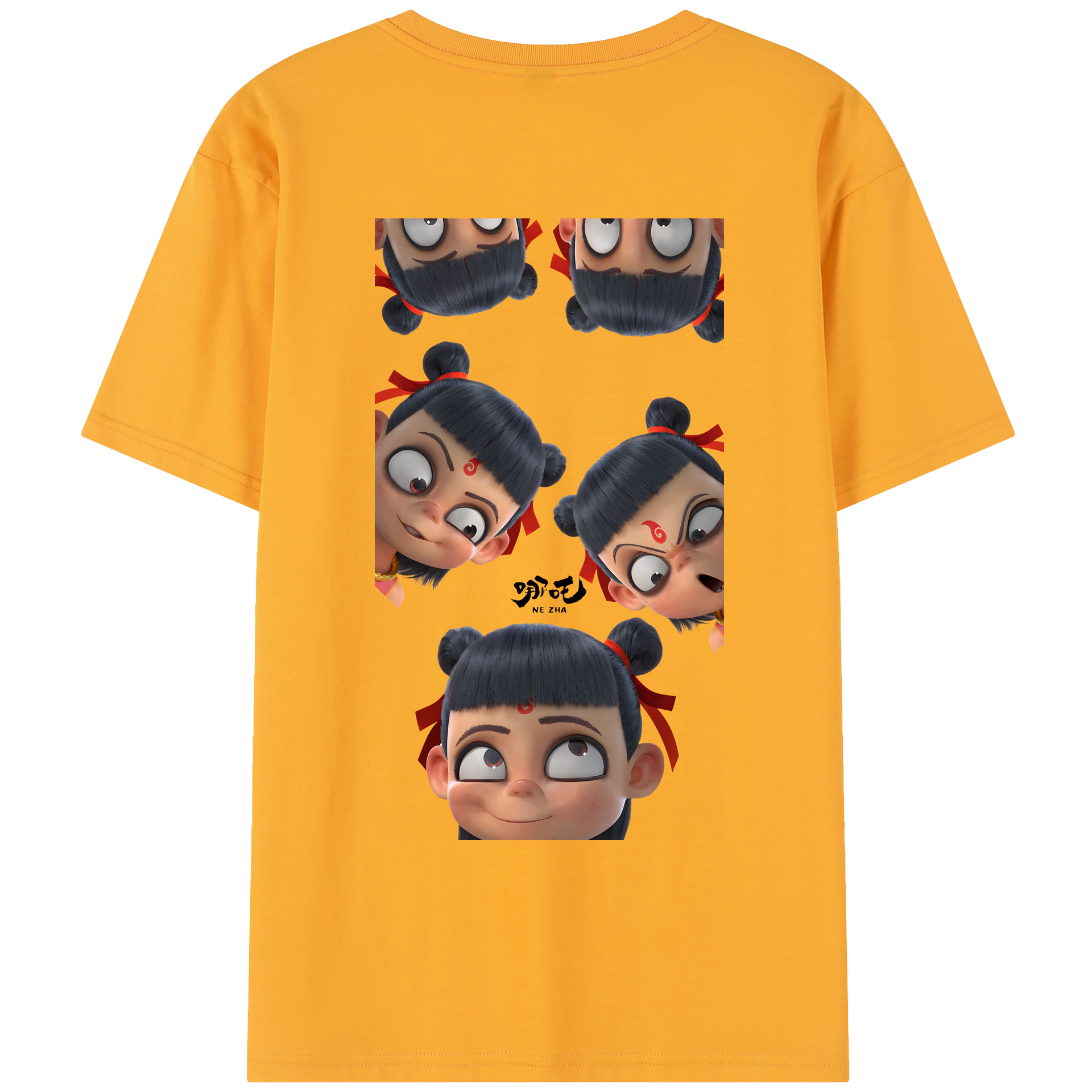 （画像用） Ne Zha 2 ナタ 魔童の大暴れ レディース半袖Tシャツ(バックプリント)