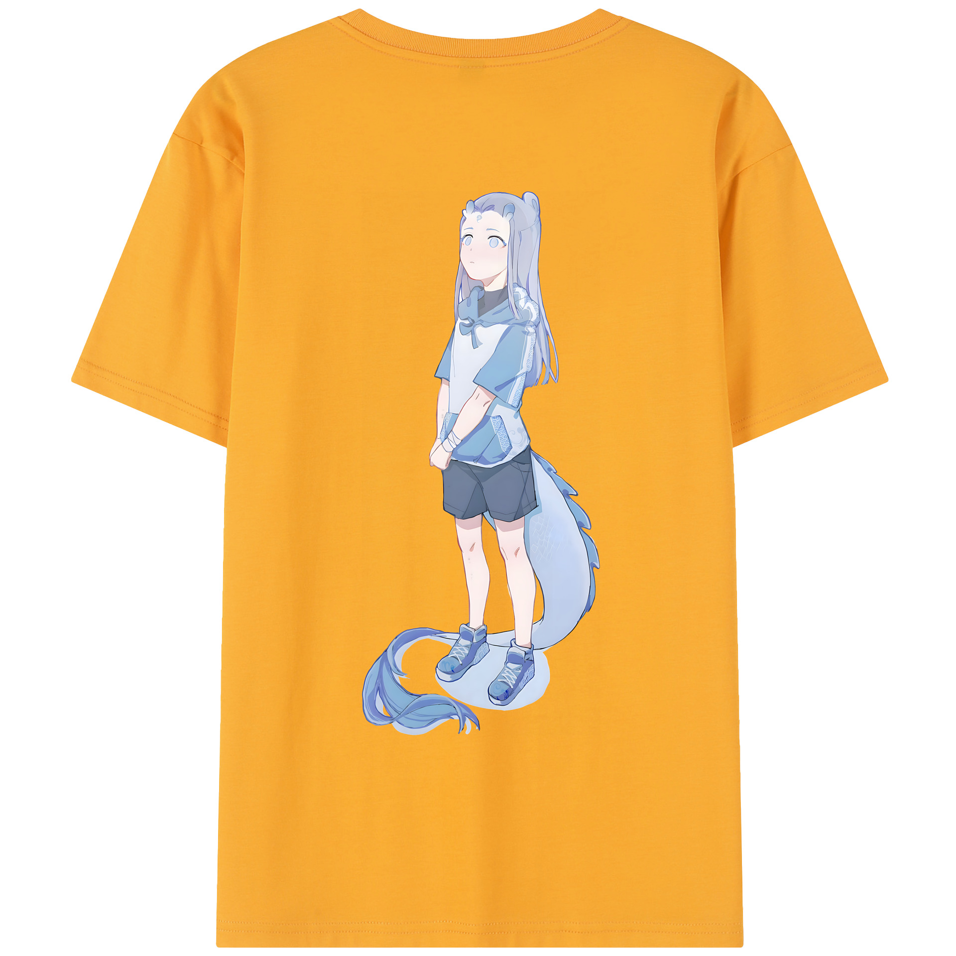 （画像用） Ne Zha 2 ナタ 魔童の大暴れ レディース半袖Tシャツ(バックプリント)