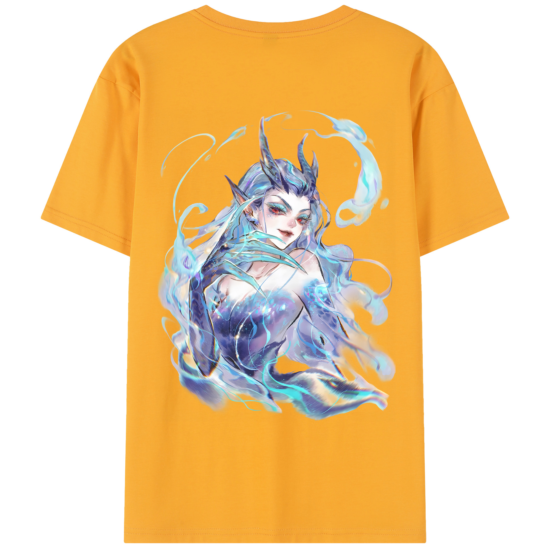 （画像用） Ne Zha 2 ナタ 魔童の大暴れ レディース半袖Tシャツ(バックプリント)