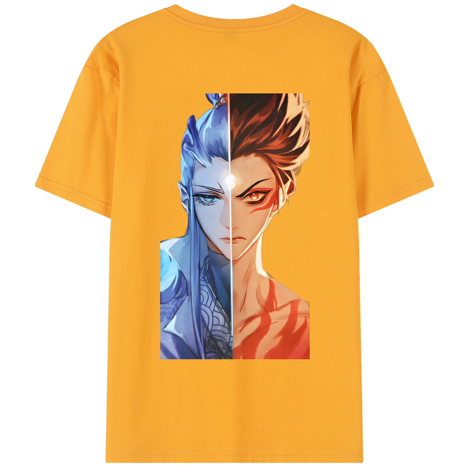 （画像用） Ne Zha 2 ナタ 魔童の大暴れ レディース半袖Tシャツ(バックプリント)