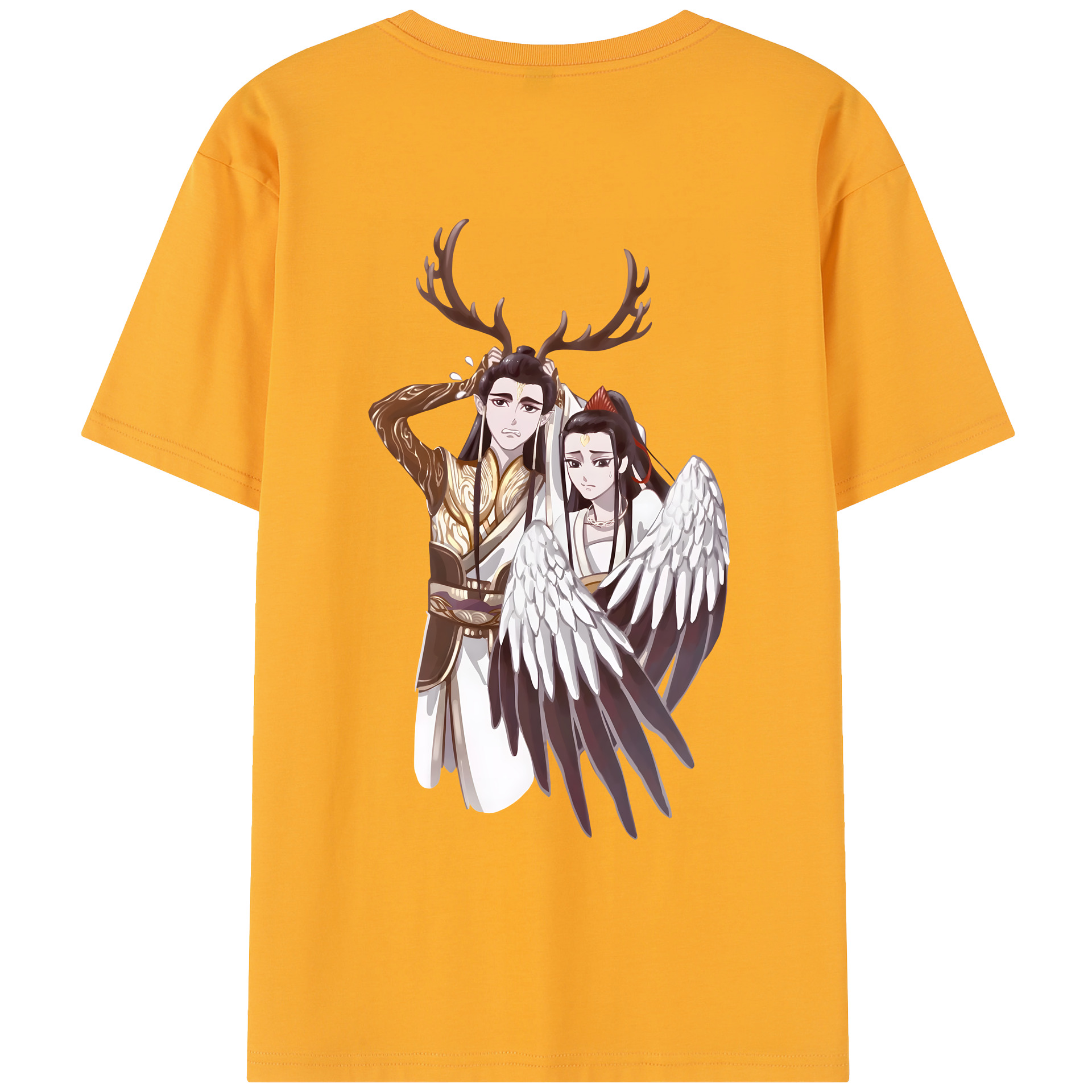 （画像用） Ne Zha 2 ナタ 魔童の大暴れ レディース半袖Tシャツ(バックプリント)