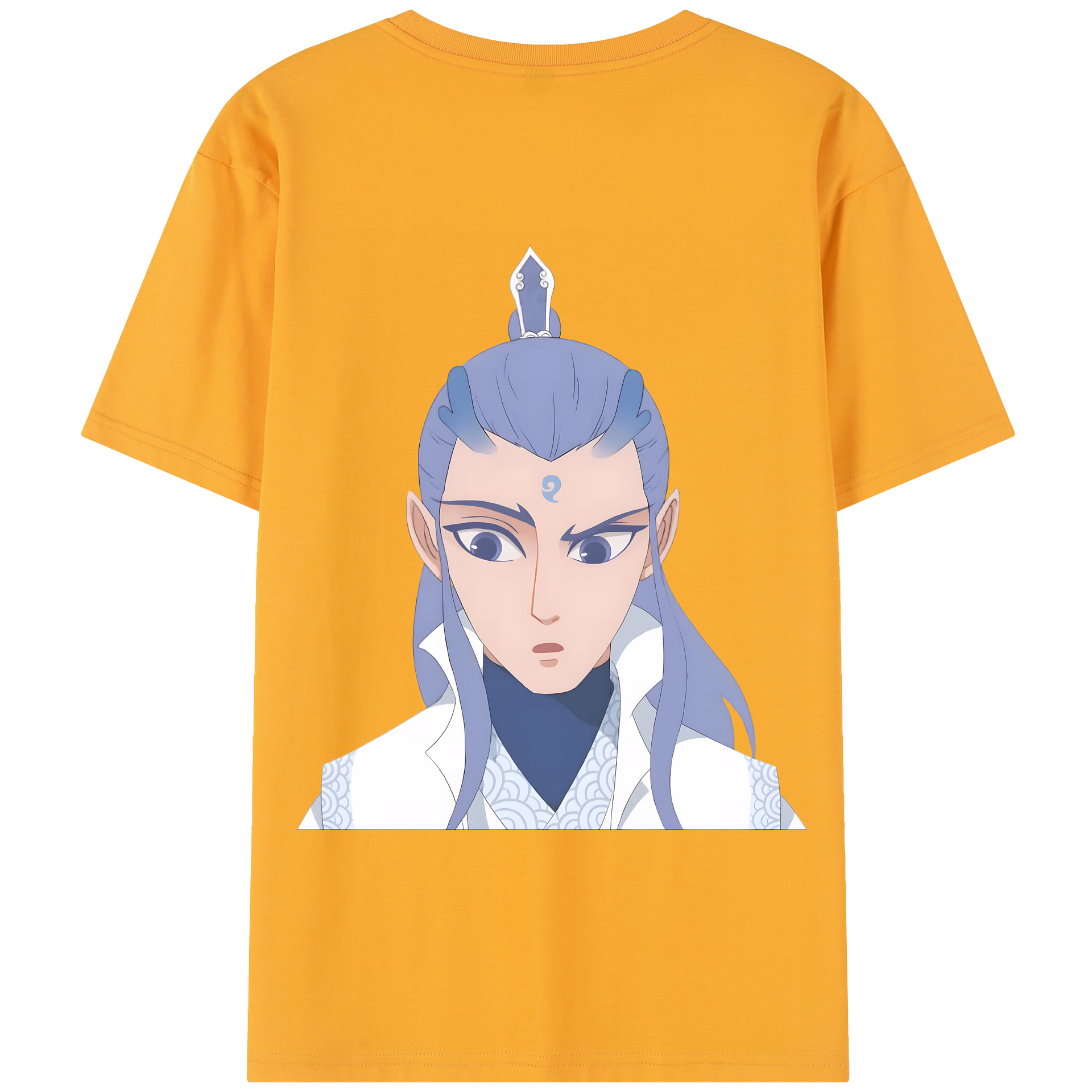 （画像用） Ne Zha 2 ナタ 魔童の大暴れ レディース半袖Tシャツ(バックプリント)