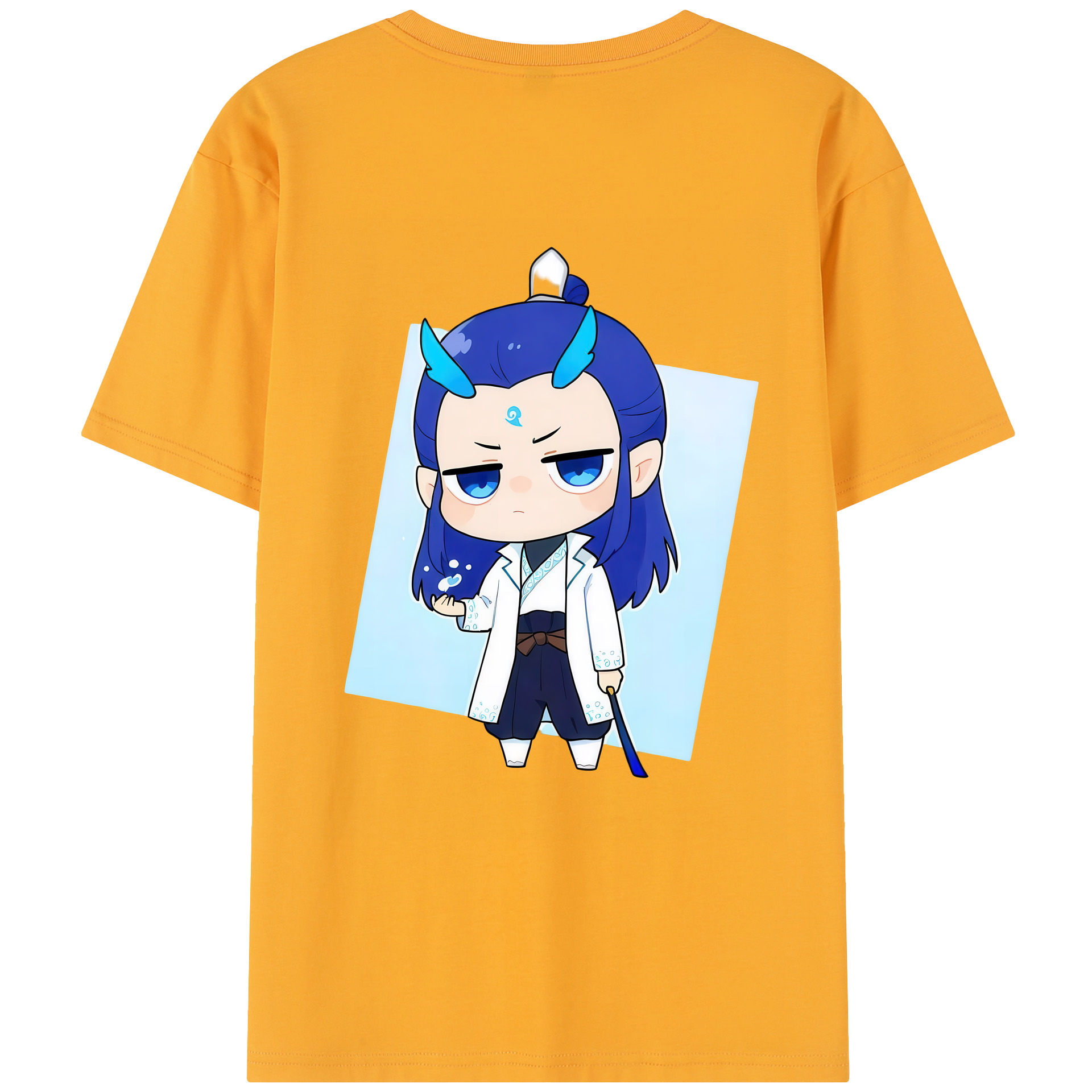 （画像用） Ne Zha 2 ナタ 魔童の大暴れ レディース半袖Tシャツ(バックプリント)