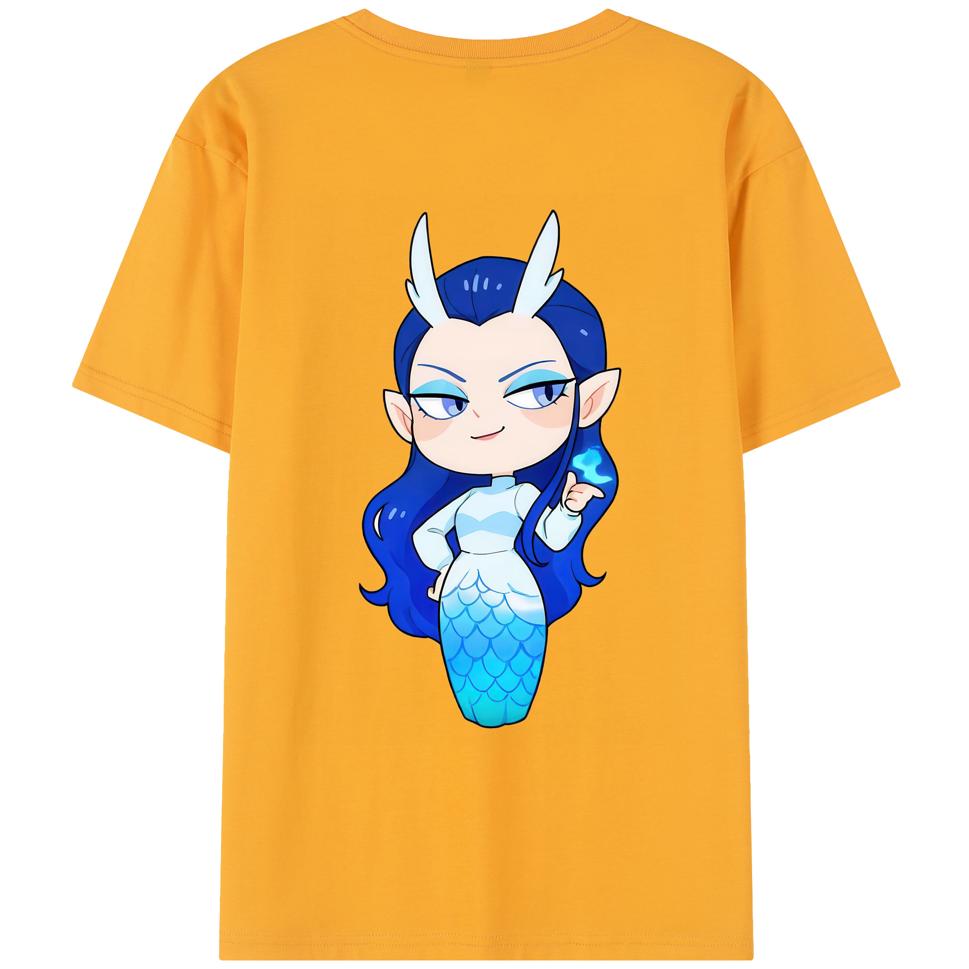 （画像用） Ne Zha 2 ナタ 魔童の大暴れ レディース半袖Tシャツ(バックプリント)