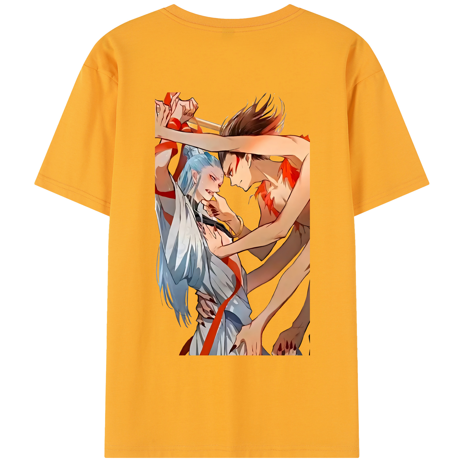 （画像用） Ne Zha 2 ナタ 魔童の大暴れ レディース半袖Tシャツ(バックプリント)