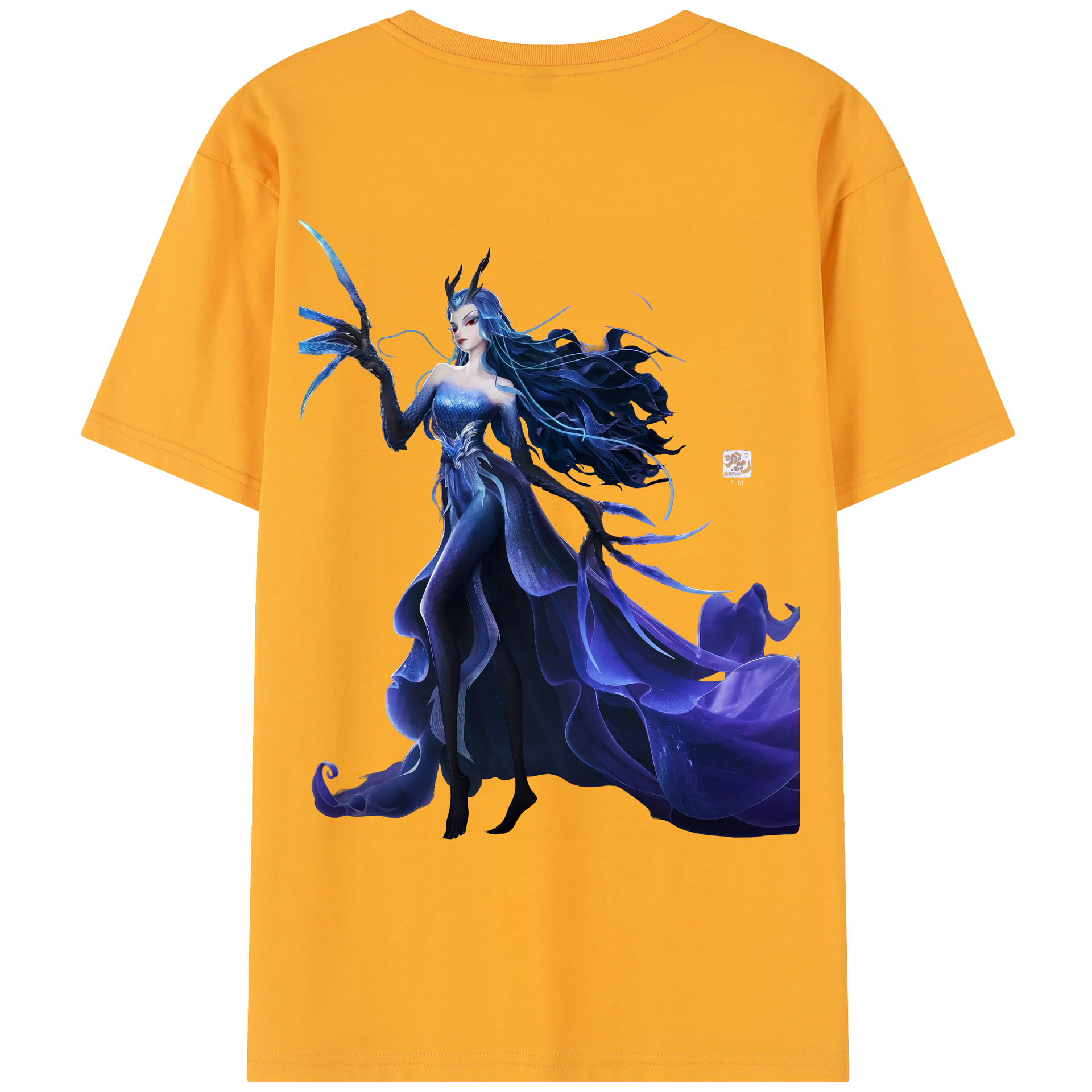 （画像用） Ne Zha 2 ナタ 魔童の大暴れ レディース半袖Tシャツ(バックプリント)