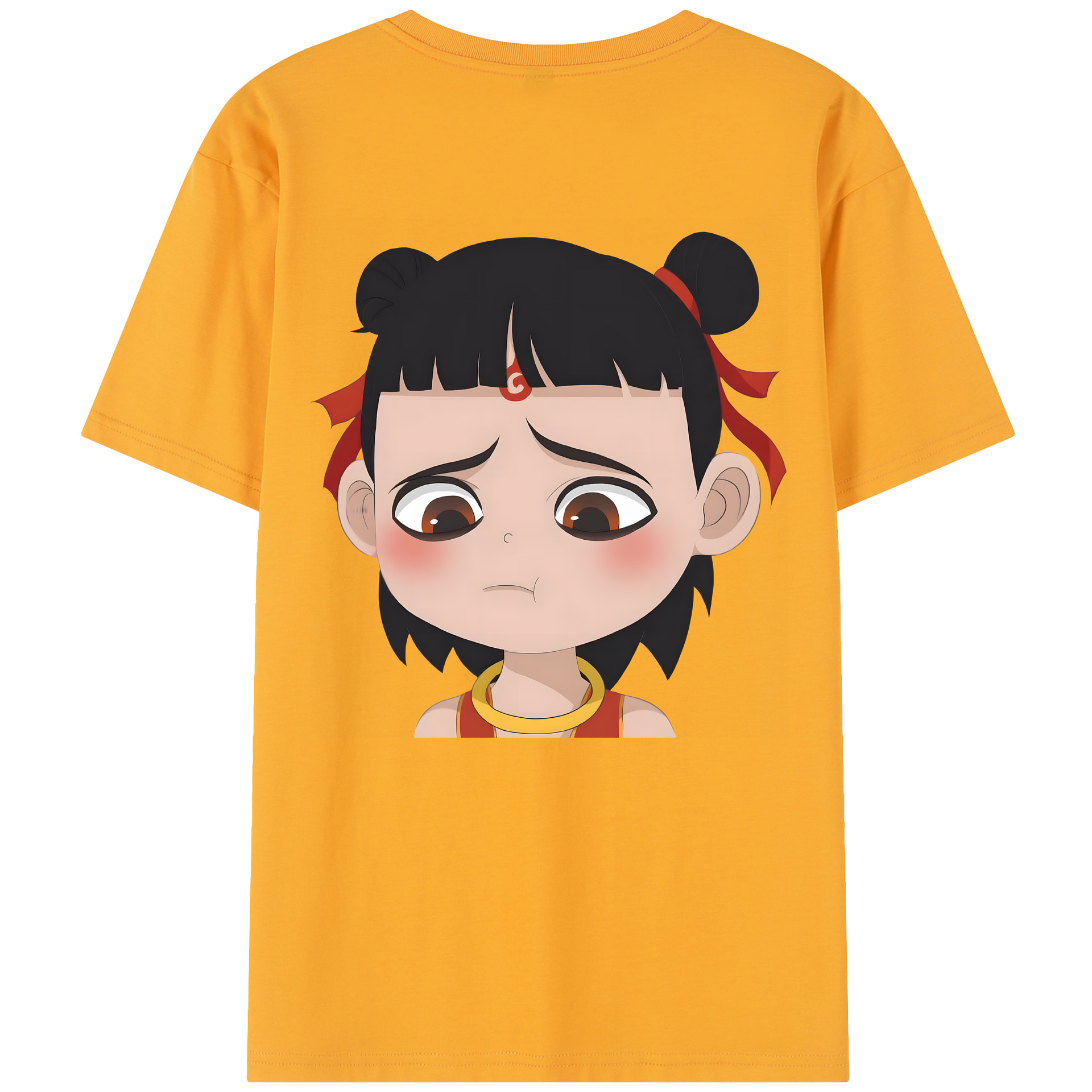 （画像用） Ne Zha 2 ナタ 魔童の大暴れ レディース半袖Tシャツ(バックプリント)