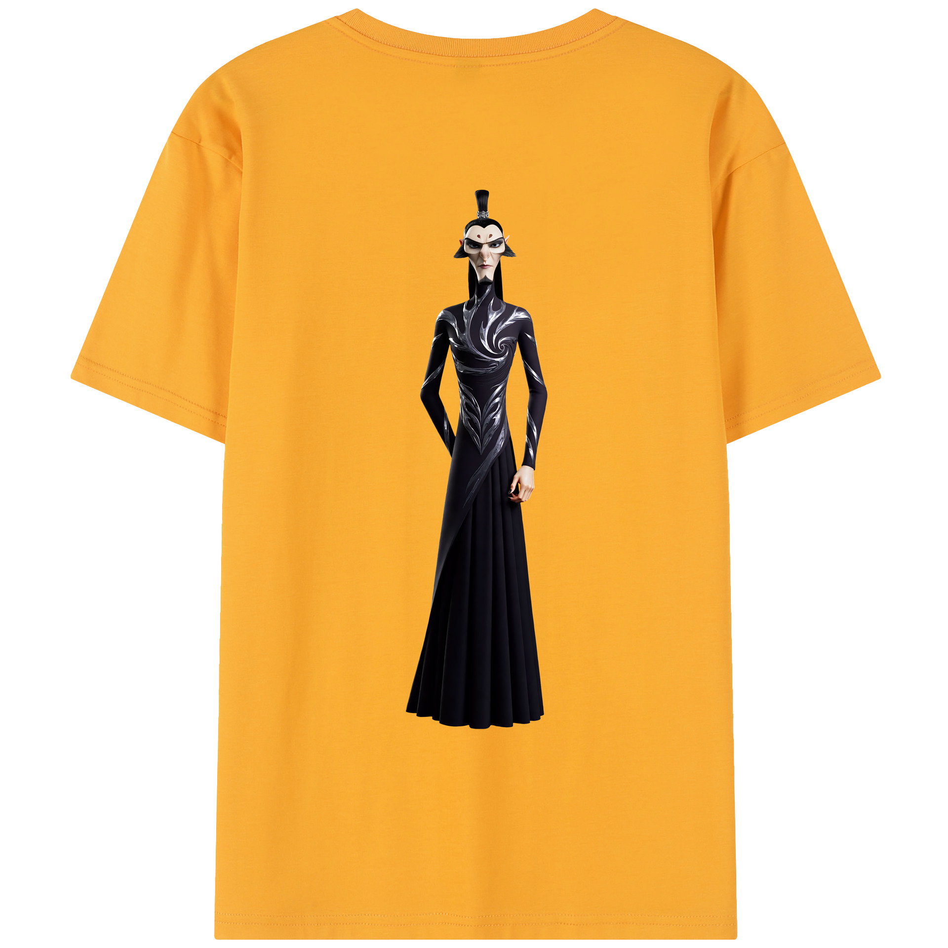 （画像用） Ne Zha 2 ナタ 魔童の大暴れ レディース半袖Tシャツ(バックプリント)