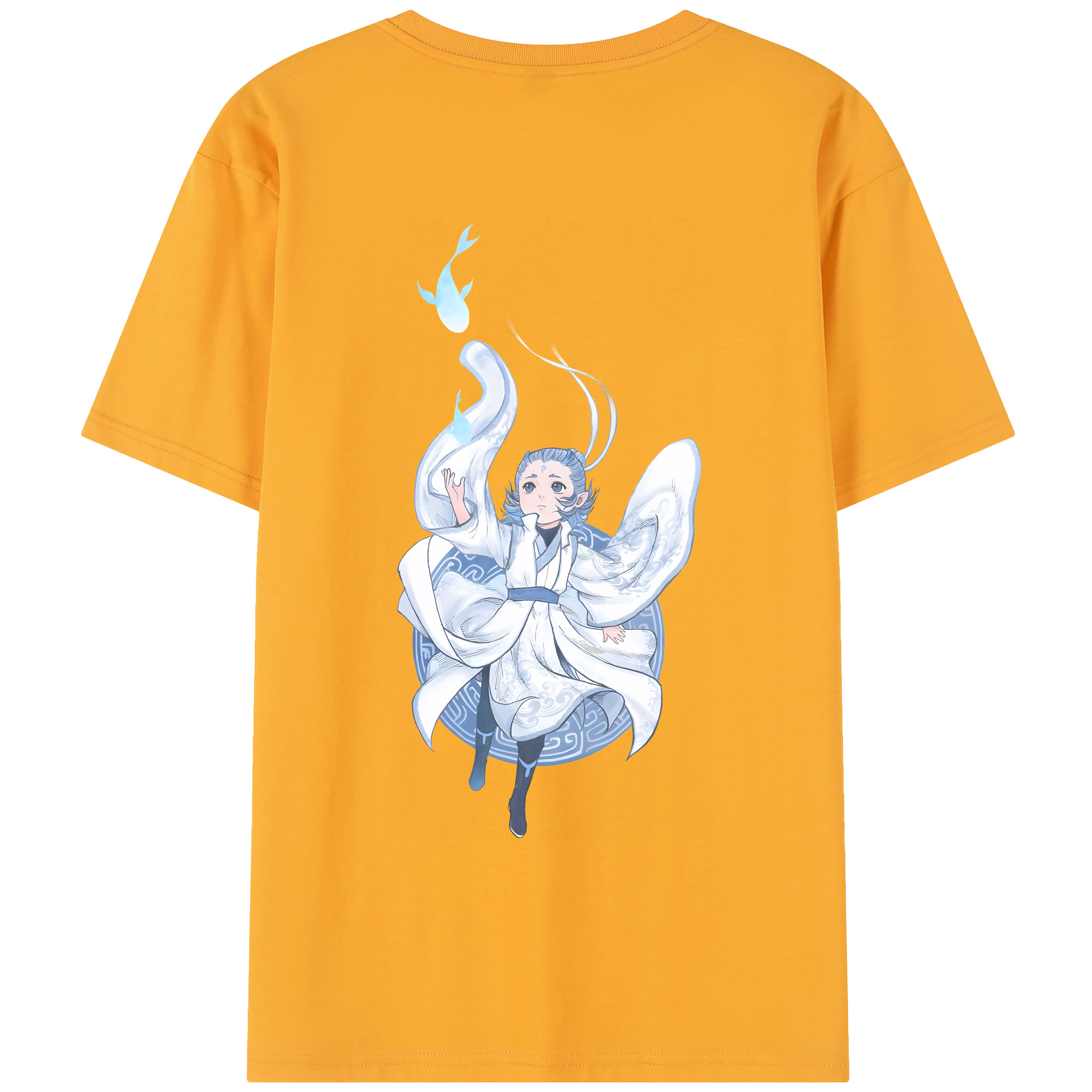 （画像用） Ne Zha 2 ナタ 魔童の大暴れ レディース半袖Tシャツ(バックプリント)
