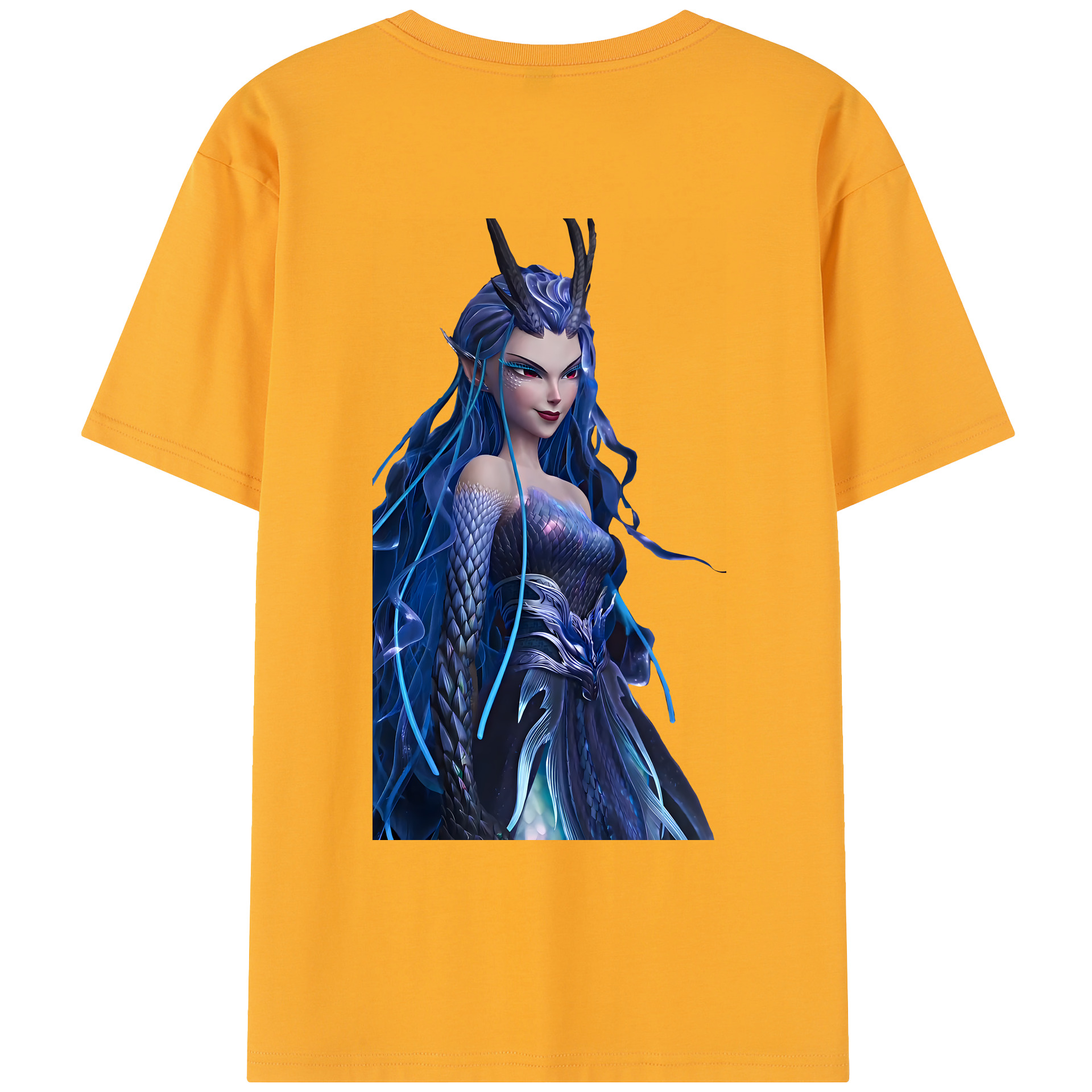 （画像用） Ne Zha 2 ナタ 魔童の大暴れ レディース半袖Tシャツ(バックプリント)