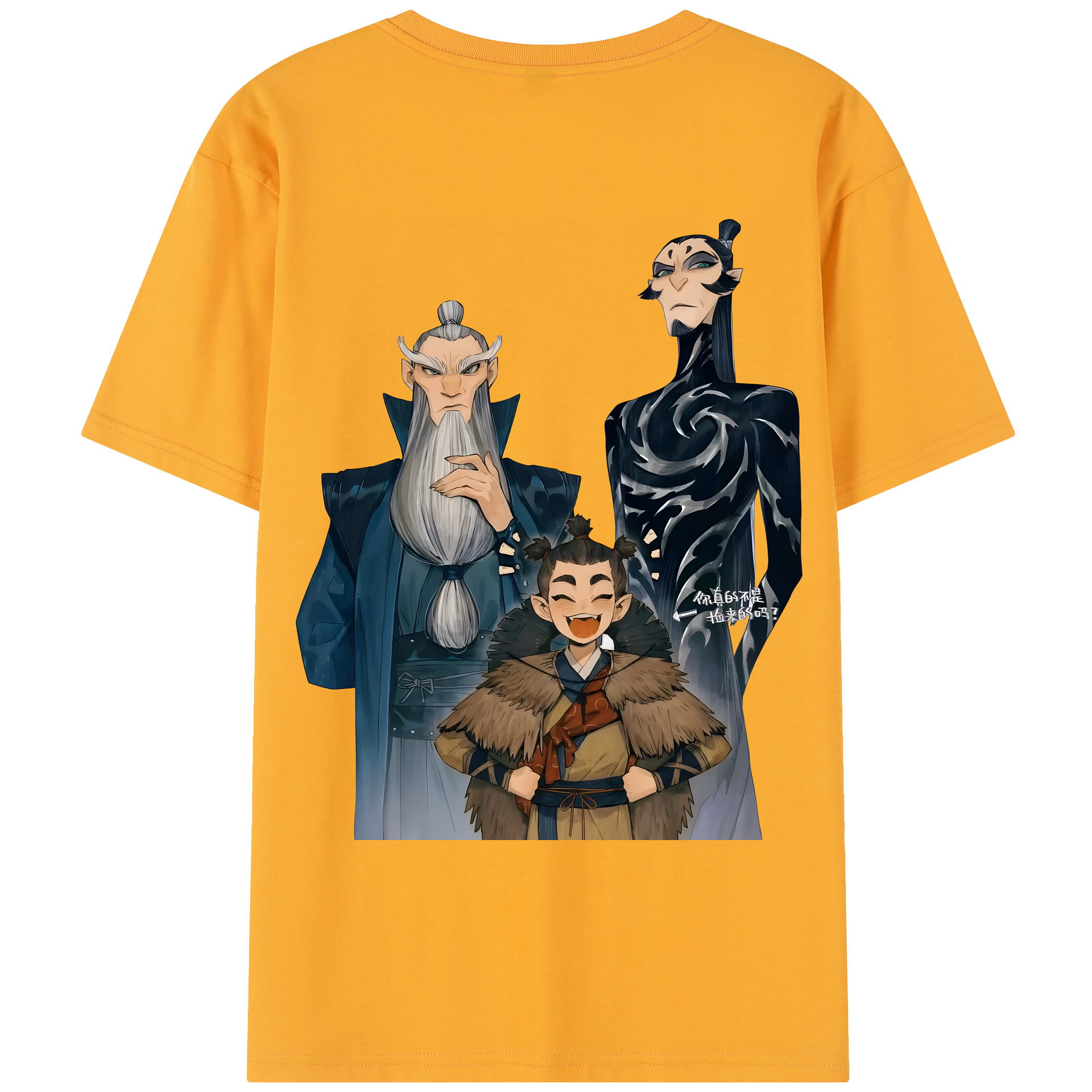 （画像用） Ne Zha 2 ナタ 魔童の大暴れ レディース半袖Tシャツ(バックプリント)