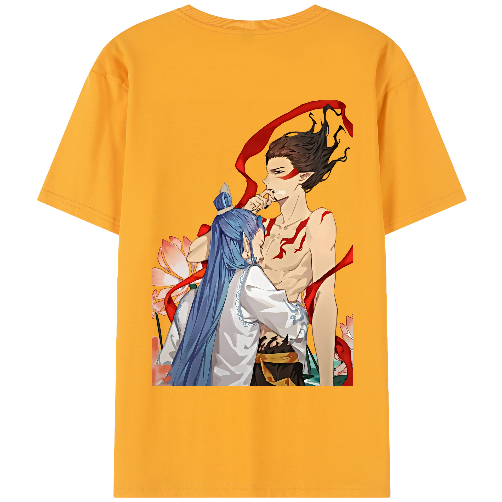 （画像用） Ne Zha 2 ナタ 魔童の大暴れ レディース半袖Tシャツ(バックプリント)