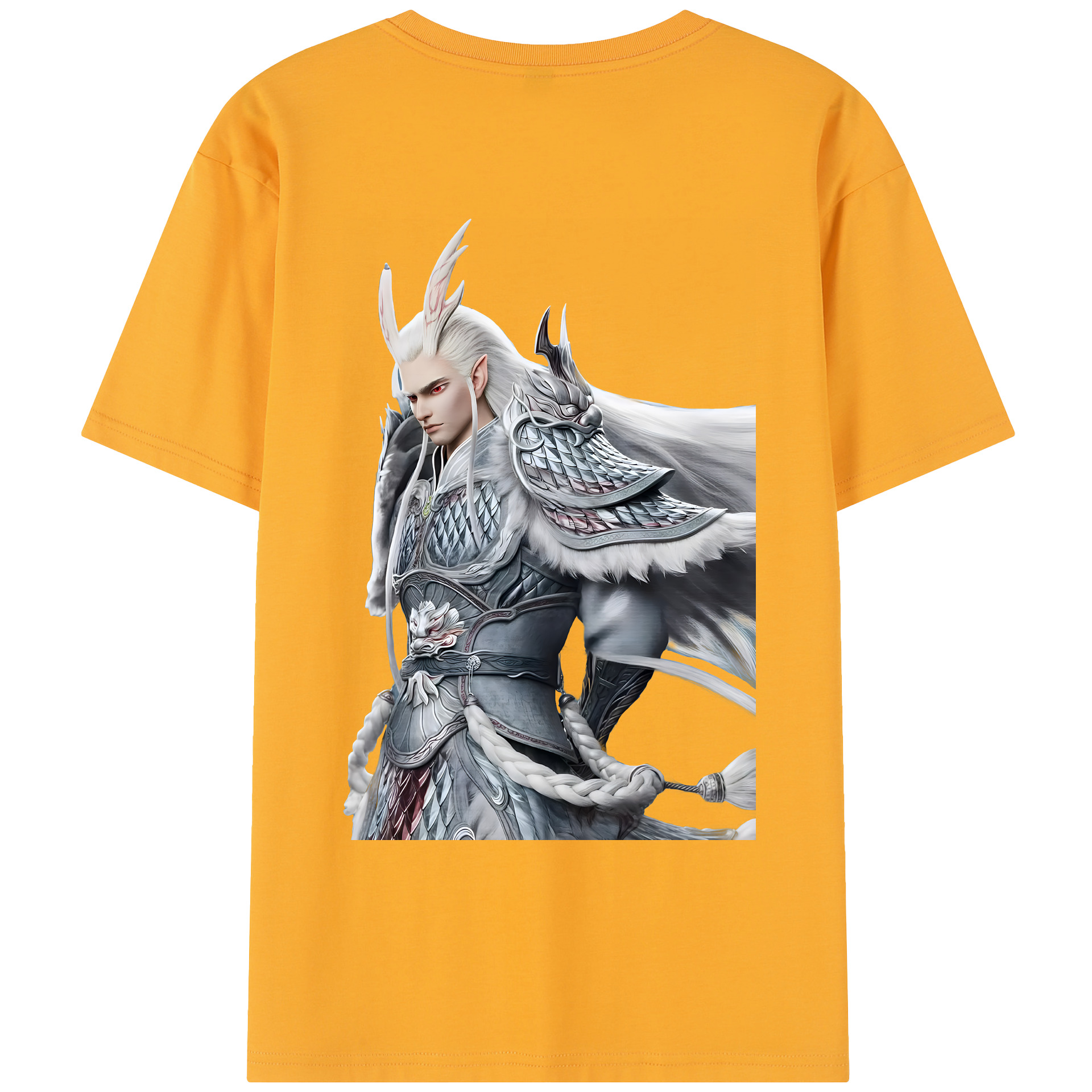 （画像用） Ne Zha 2 ナタ 魔童の大暴れ レディース半袖Tシャツ(バックプリント)