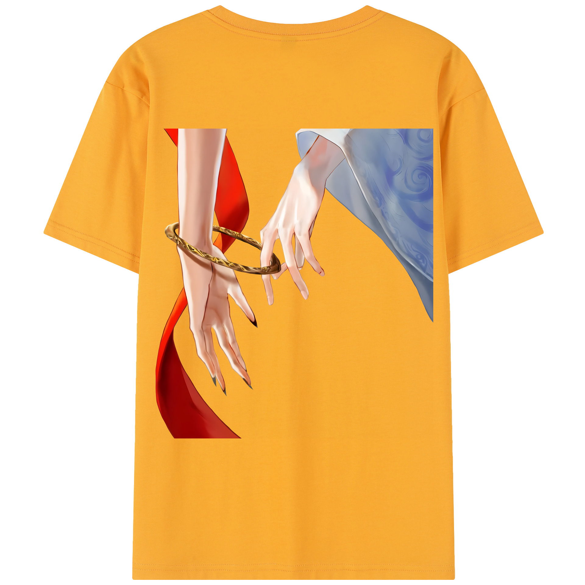 （画像用） Ne Zha 2 ナタ 魔童の大暴れ レディース半袖Tシャツ(バックプリント)