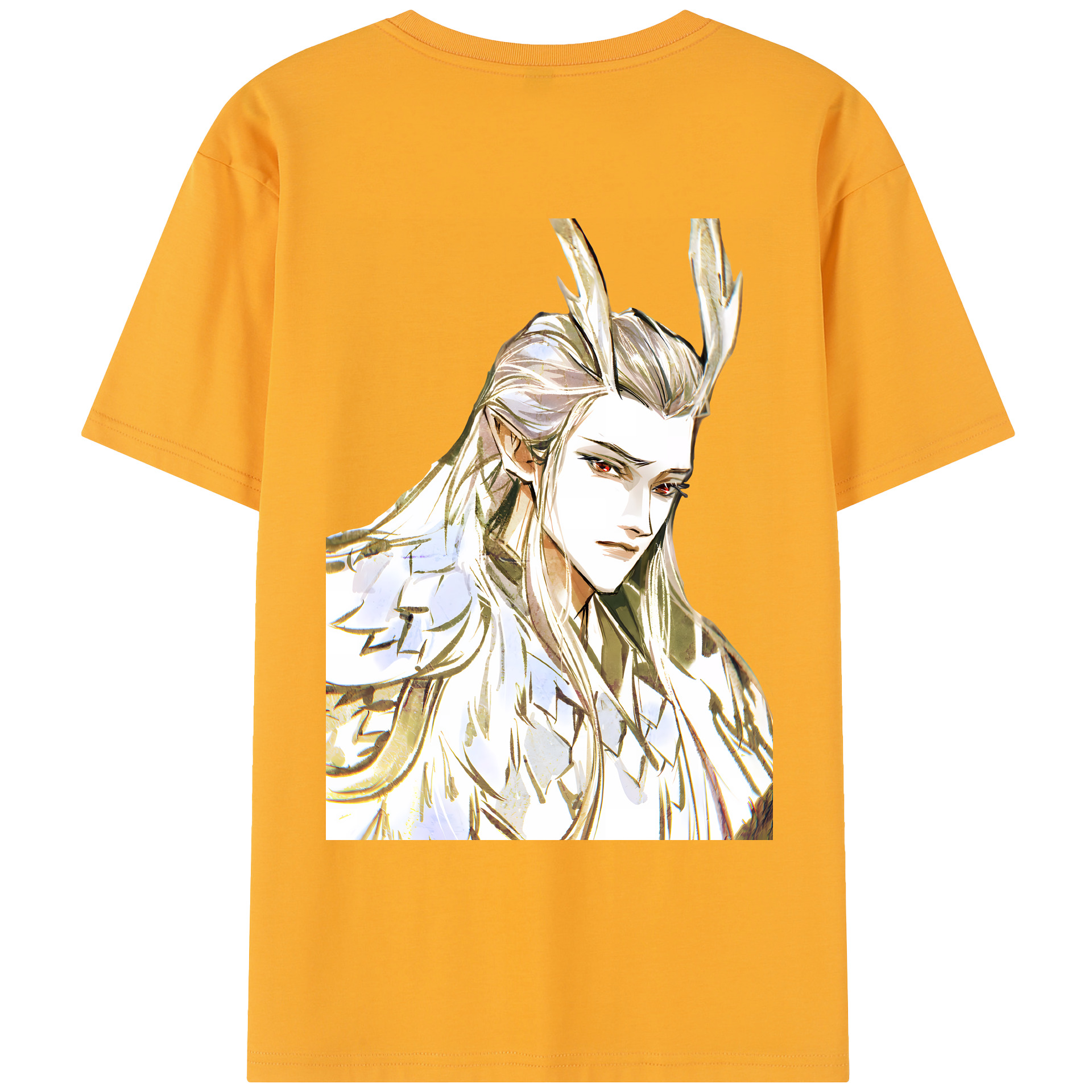 （画像用） Ne Zha 2 ナタ 魔童の大暴れ レディース半袖Tシャツ(バックプリント)